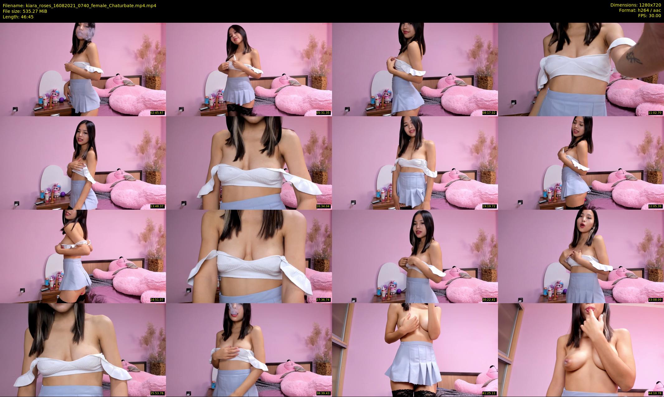 kiara_roses — 47 minute Chaturbate female cam show recording, 720p, Aug 16, 2021