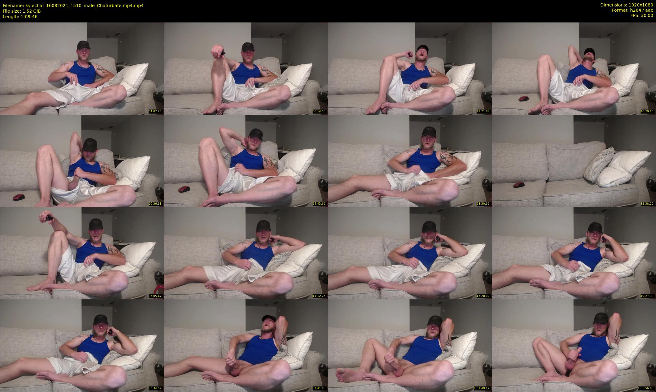 kylechat — 70 minute Chaturbate male cam show recording, 1080p, Aug 16, 2021