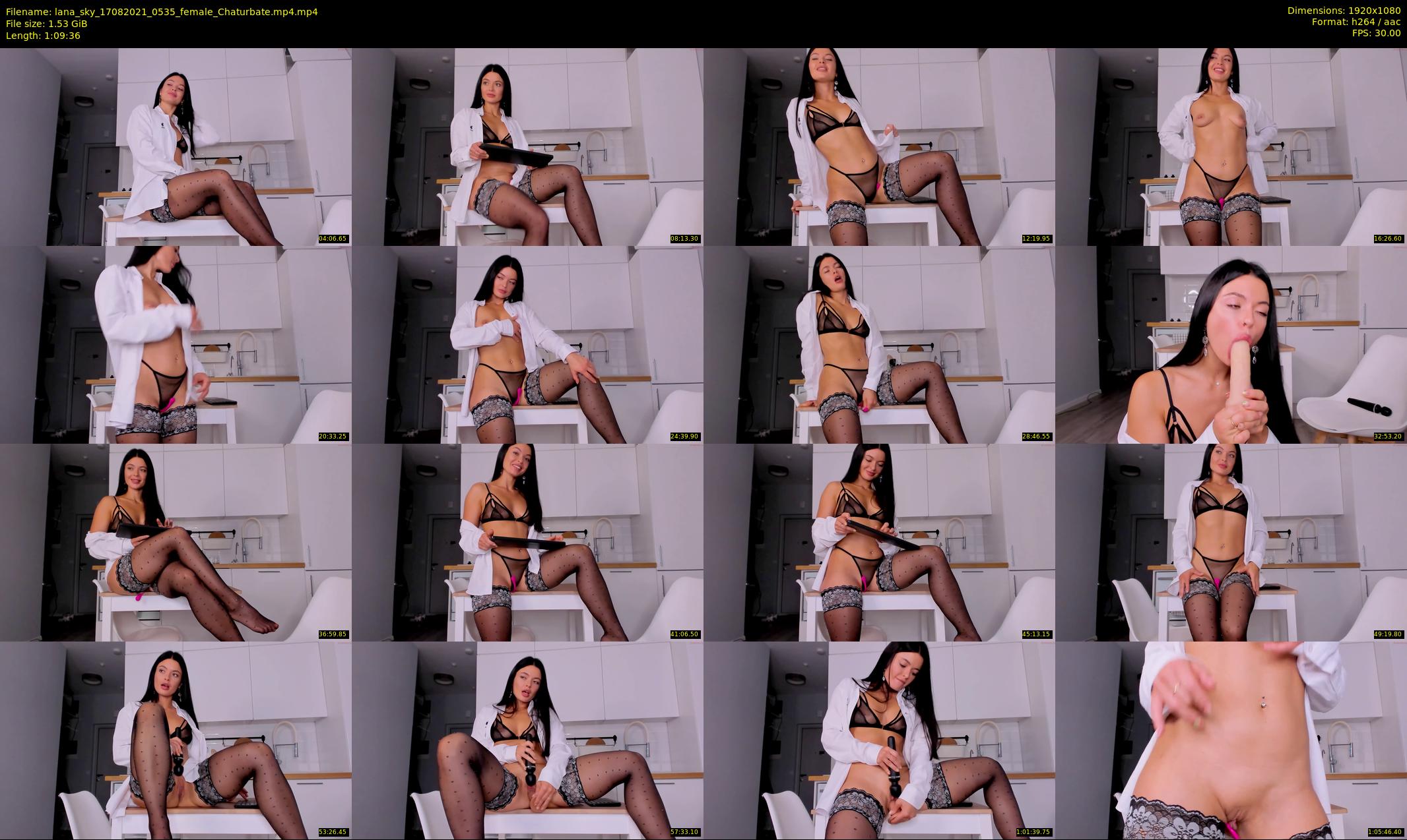lana_sky — 70 minute Chaturbate female cam show recording, 1080p, Aug 17, 2021