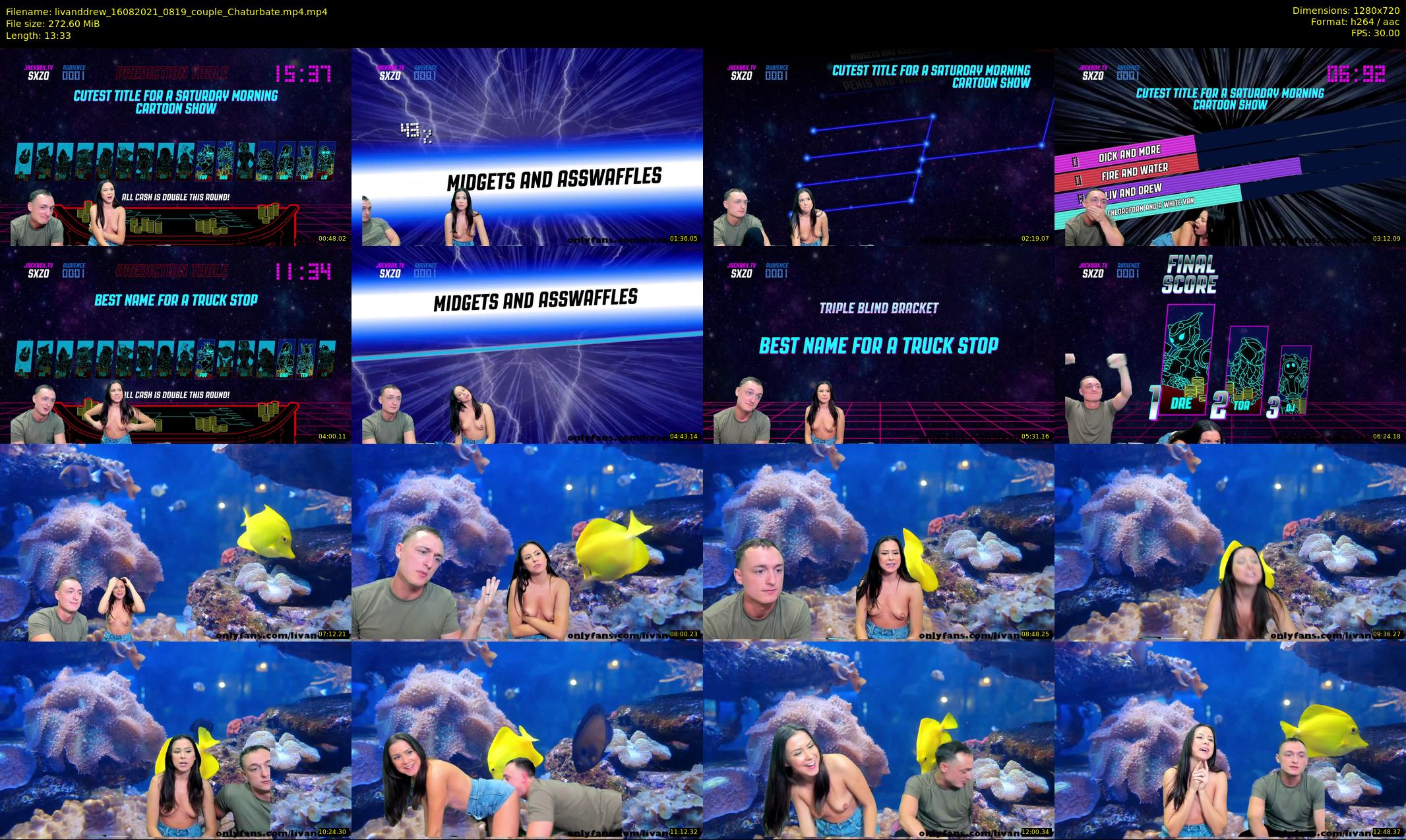 livanddrew — 14 minute Chaturbate couple cam show recording, 720p, Aug 16, 2021