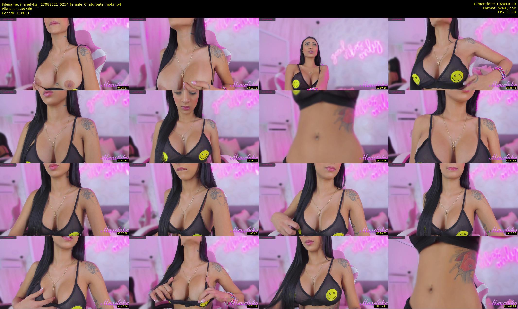 manelykg_ — 70 minute Chaturbate female cam show recording, 1080p, Aug 17, 2021