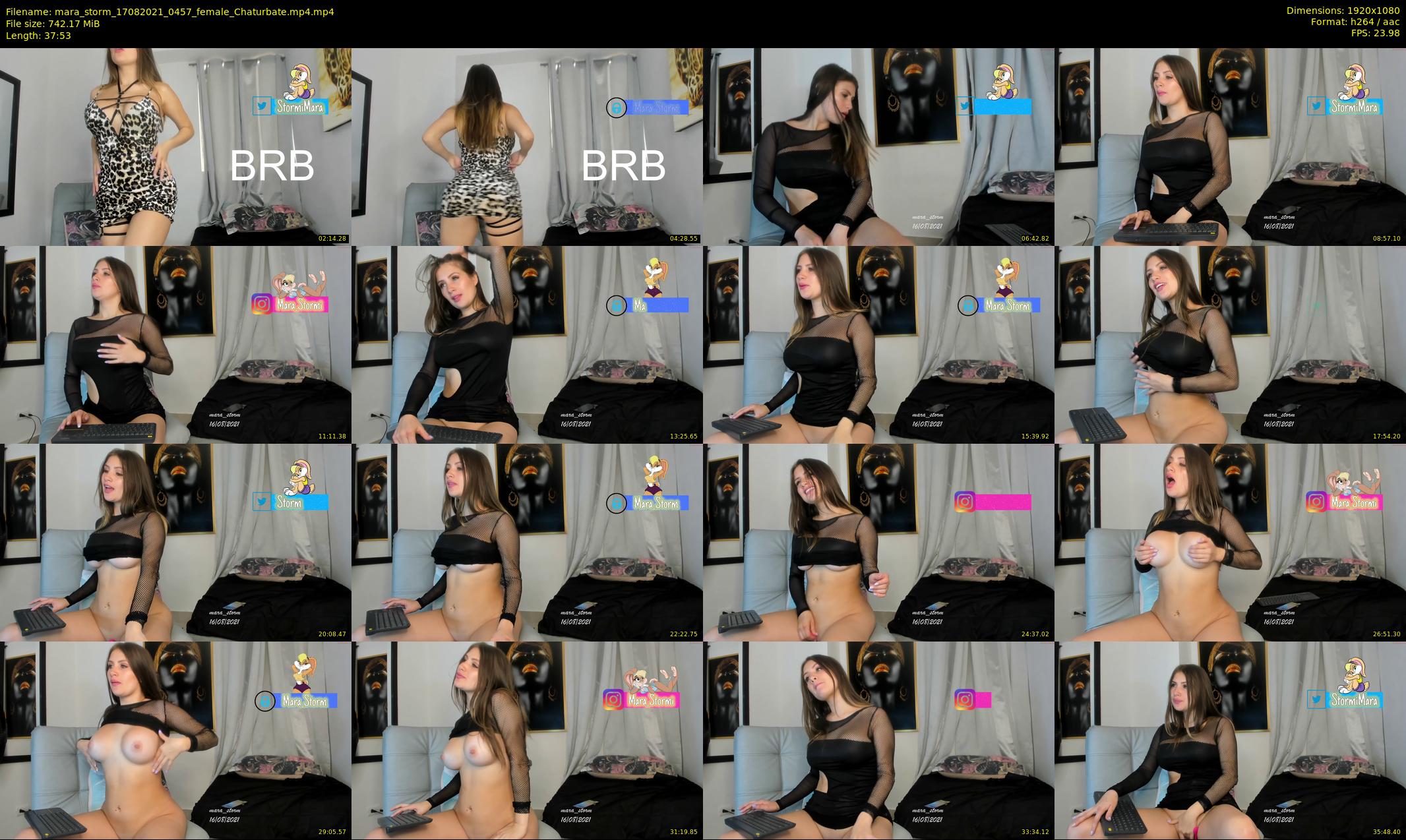 mara_storm — 38 minute Chaturbate female cam show recording, 1080p, Aug 17, 2021