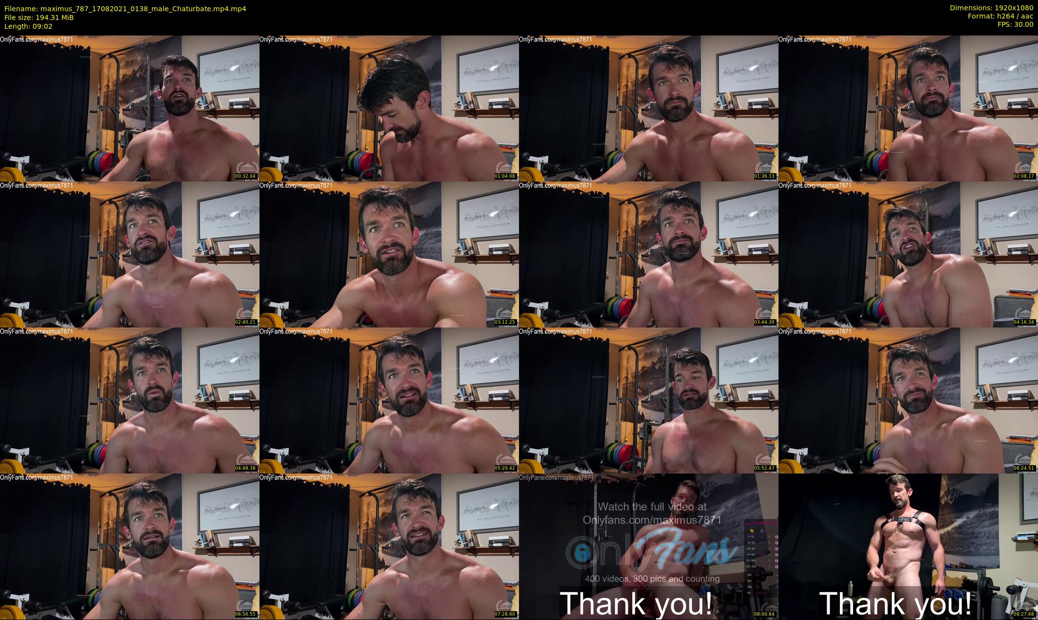 maximus_787 — 10 minute Chaturbate male cam show recording, 1080p, Aug 17, 2021