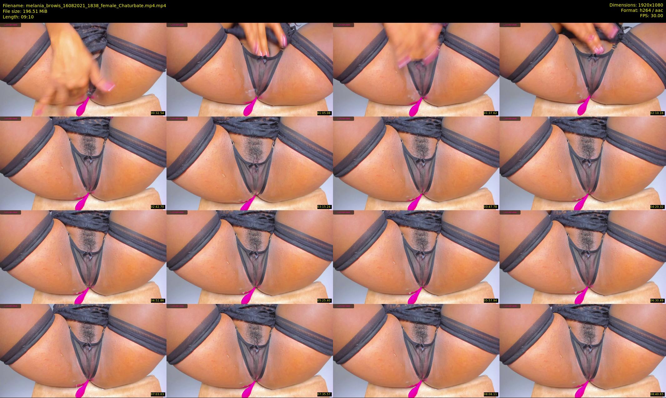 melania_browis — 10 minute Chaturbate female cam show recording, 1080p, Aug 16, 2021