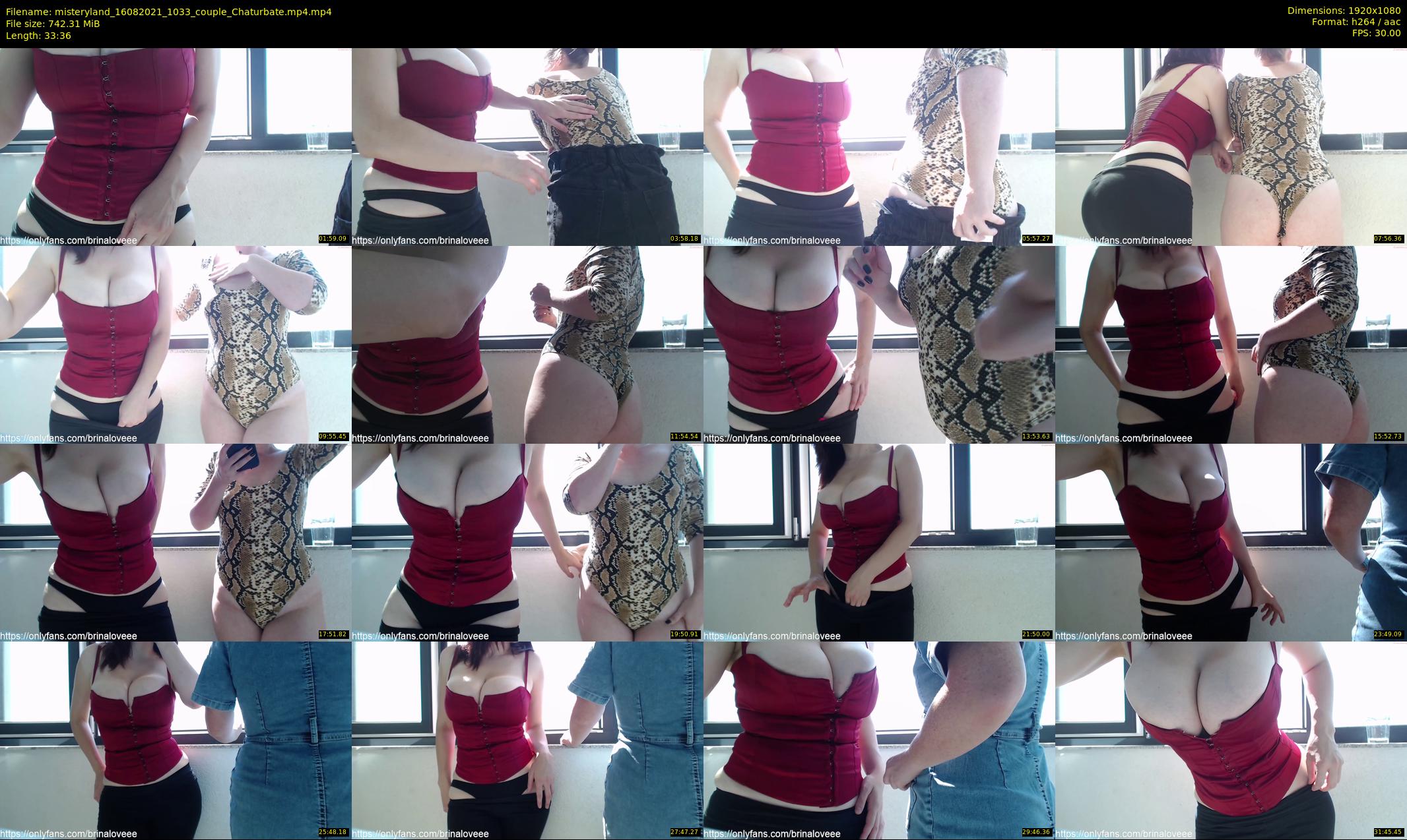 misteryland — 34 minute Chaturbate couple cam show recording, 1080p, Aug 16, 2021