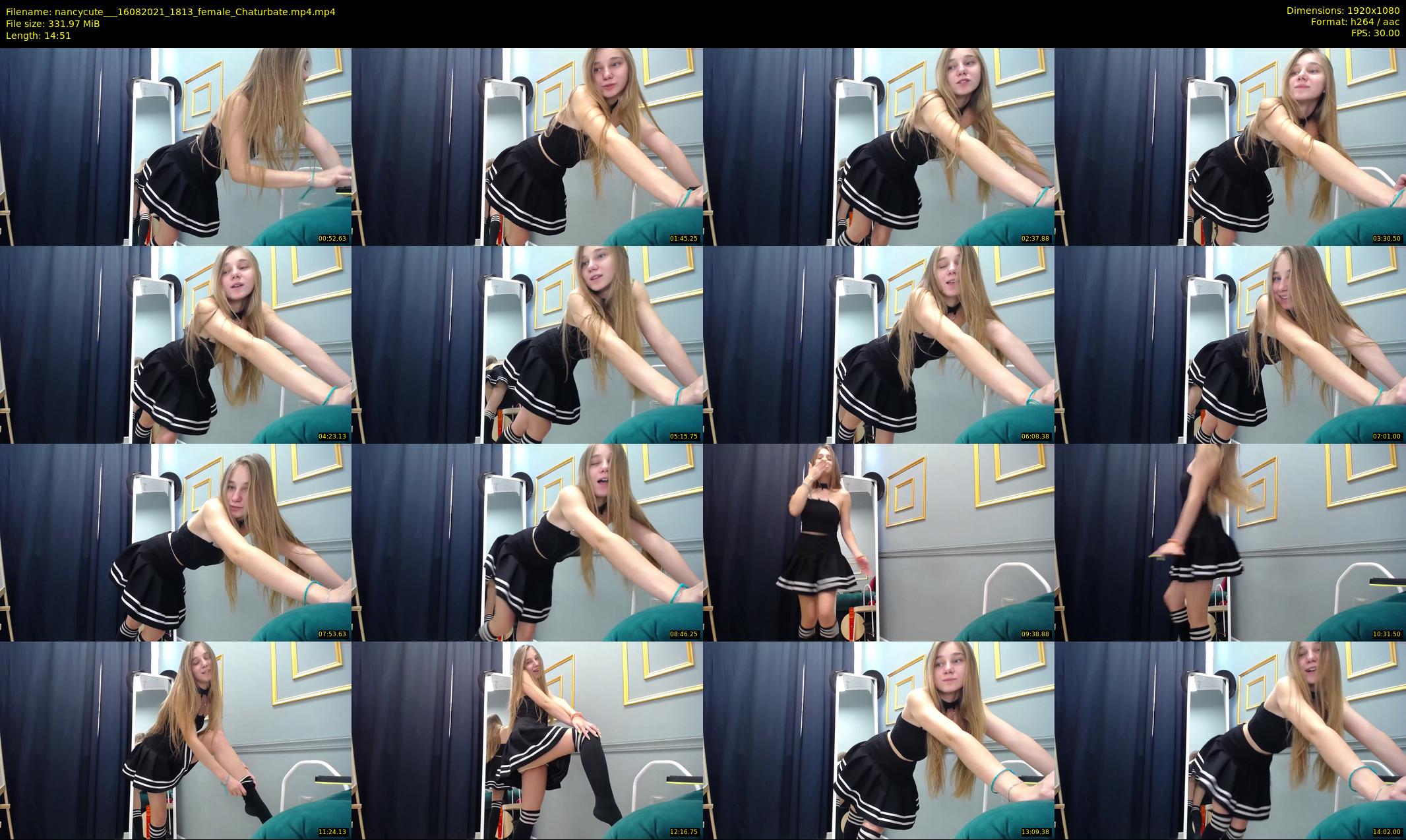 nancycute__ — 15 minute Chaturbate female cam show recording, 1080p, Aug 16, 2021