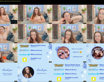 natural_british_emma — 8 minute Chaturbate female cam show recording, 1080p, Aug 16, 2021