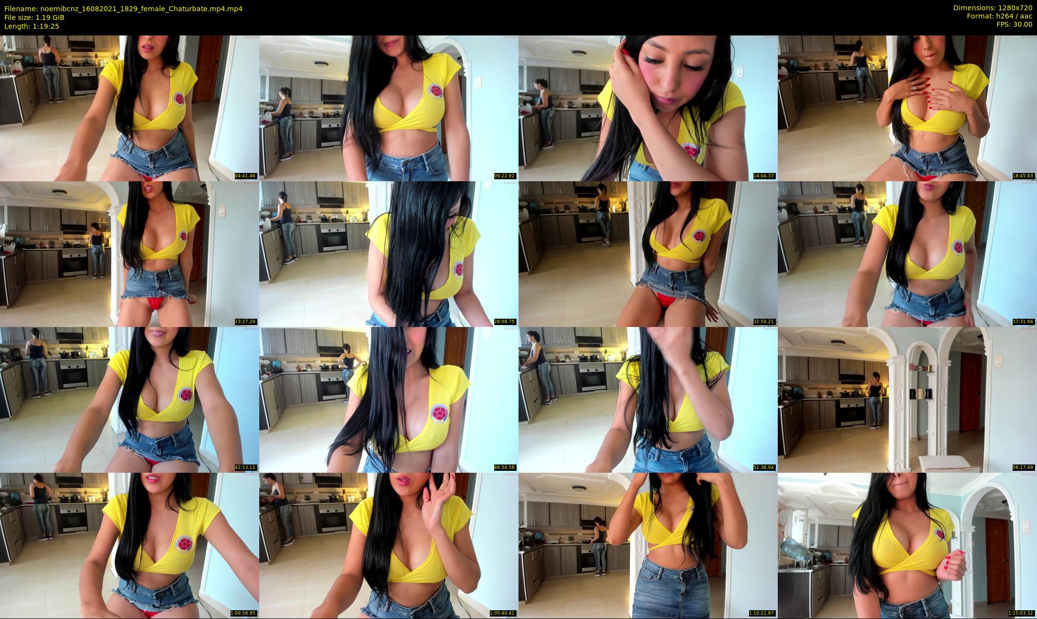 noemibcnz — 80 minute Chaturbate couple cam show recording, 720p, Aug 16, 2021