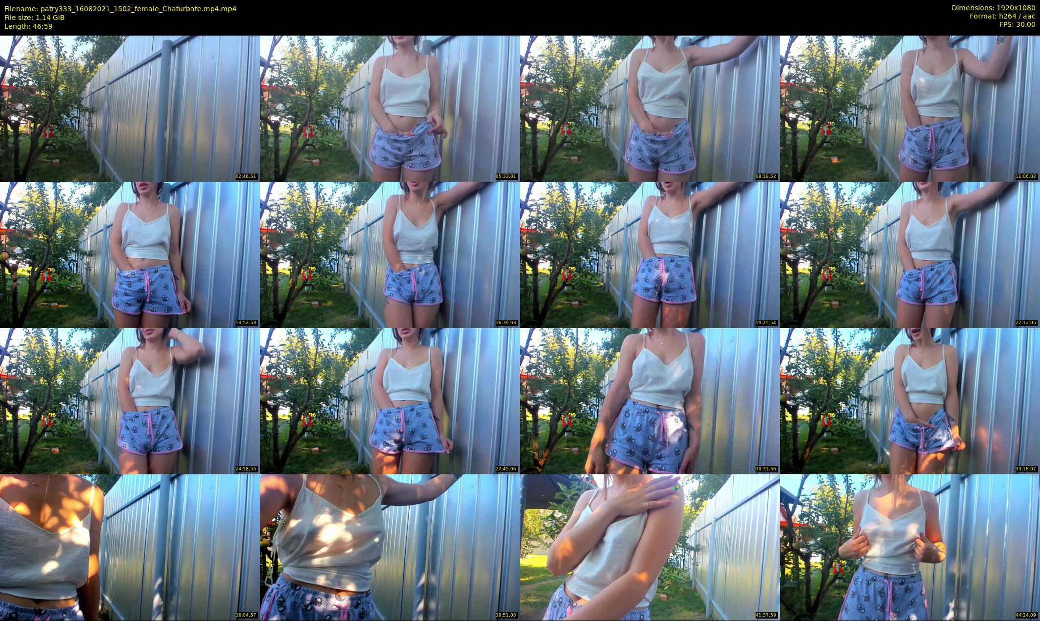 patry333 — 47 minute Chaturbate female cam show recording, 1080p, Aug 16, 2021