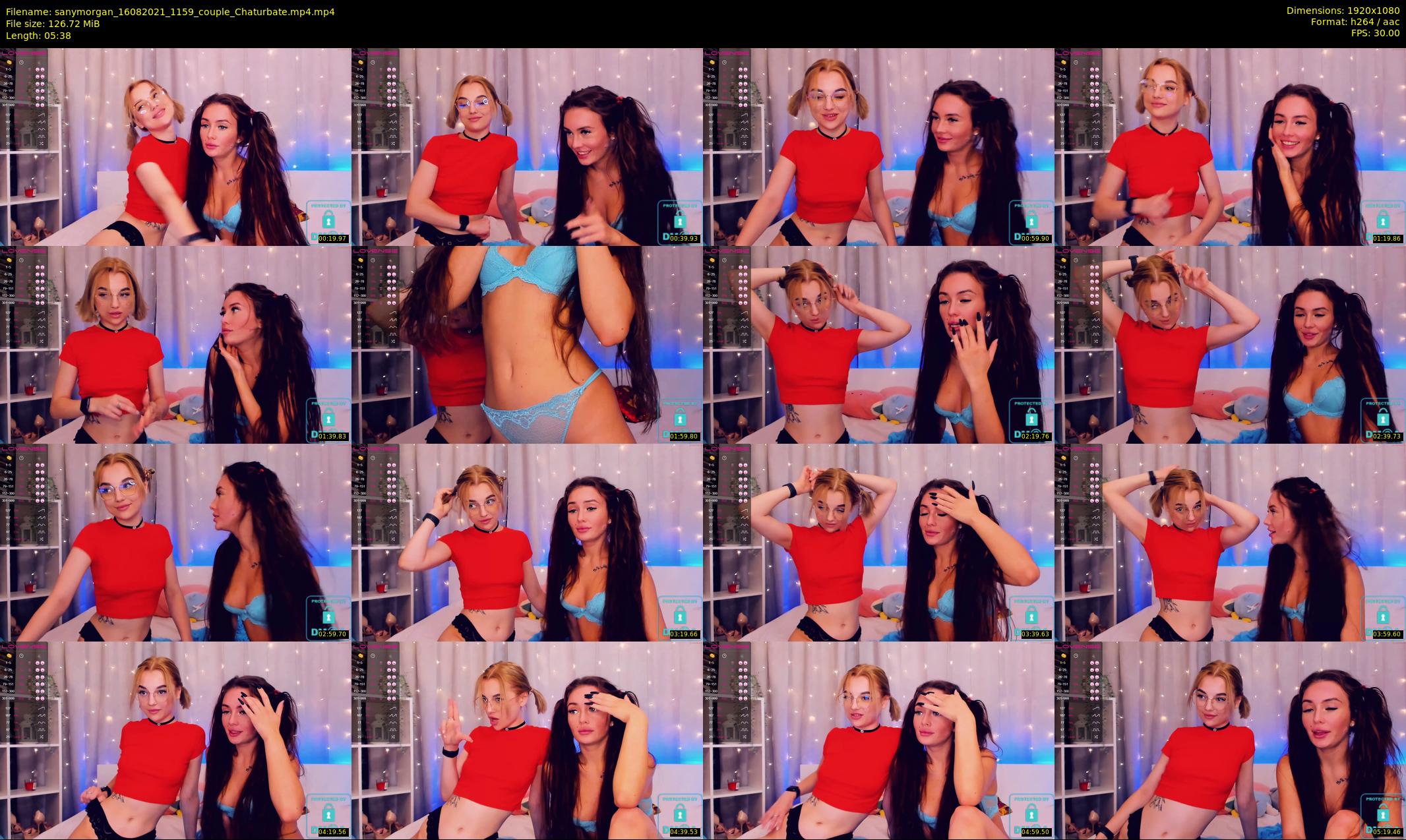 sanymorgan — 6 minute Chaturbate couple cam show recording, 1080p, Aug 16, 2021
