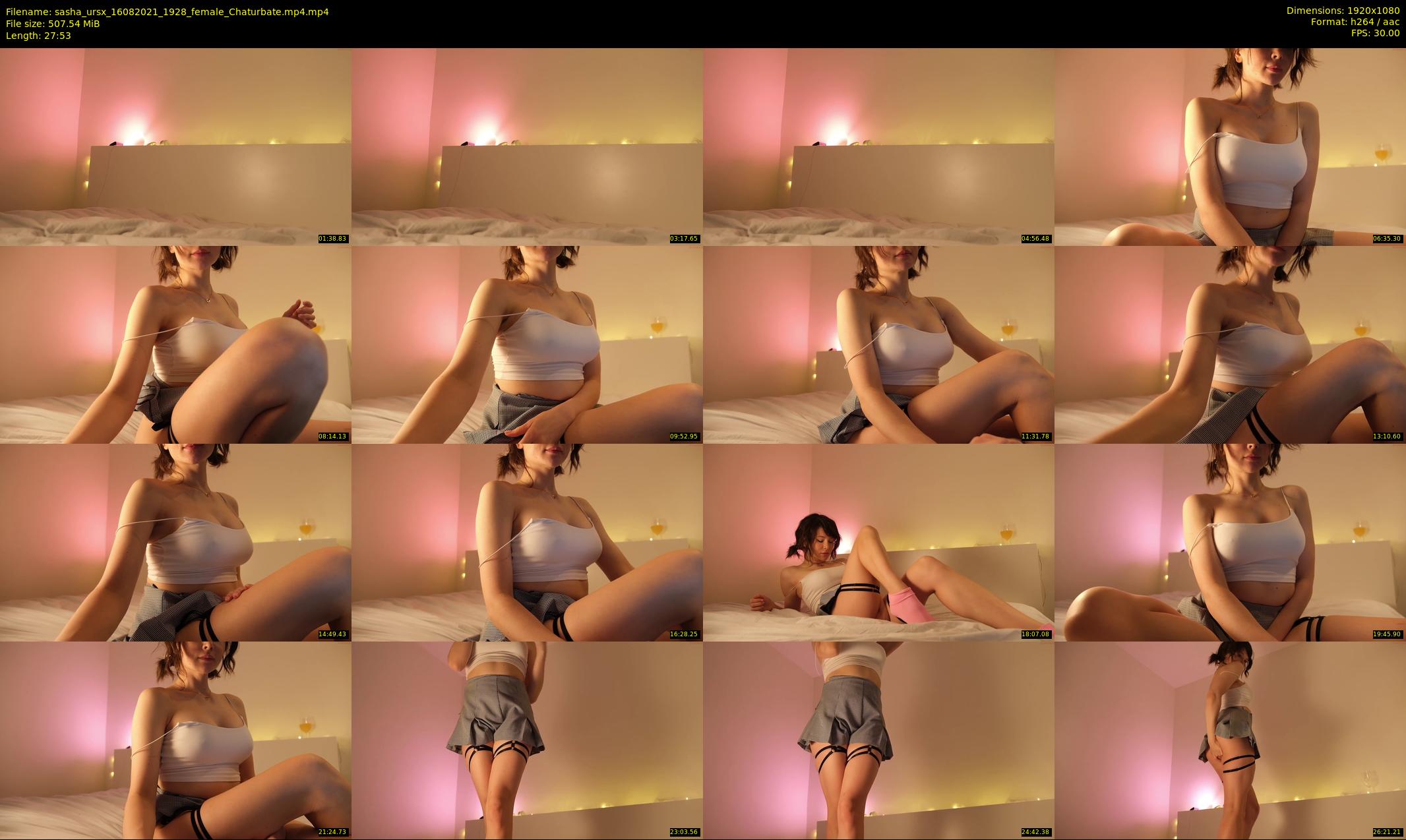 sasha_ursx — 28 minute Chaturbate female cam show recording, 1080p, Aug 16, 2021
