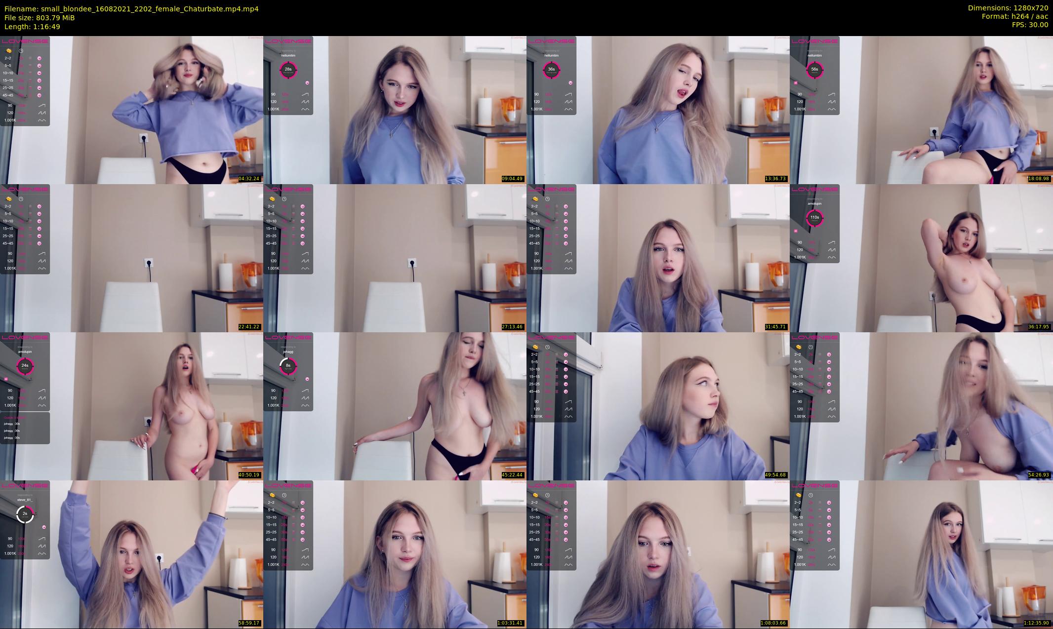 small_blondee — 77 minute Chaturbate female cam show recording, 720p, Aug 16, 2021