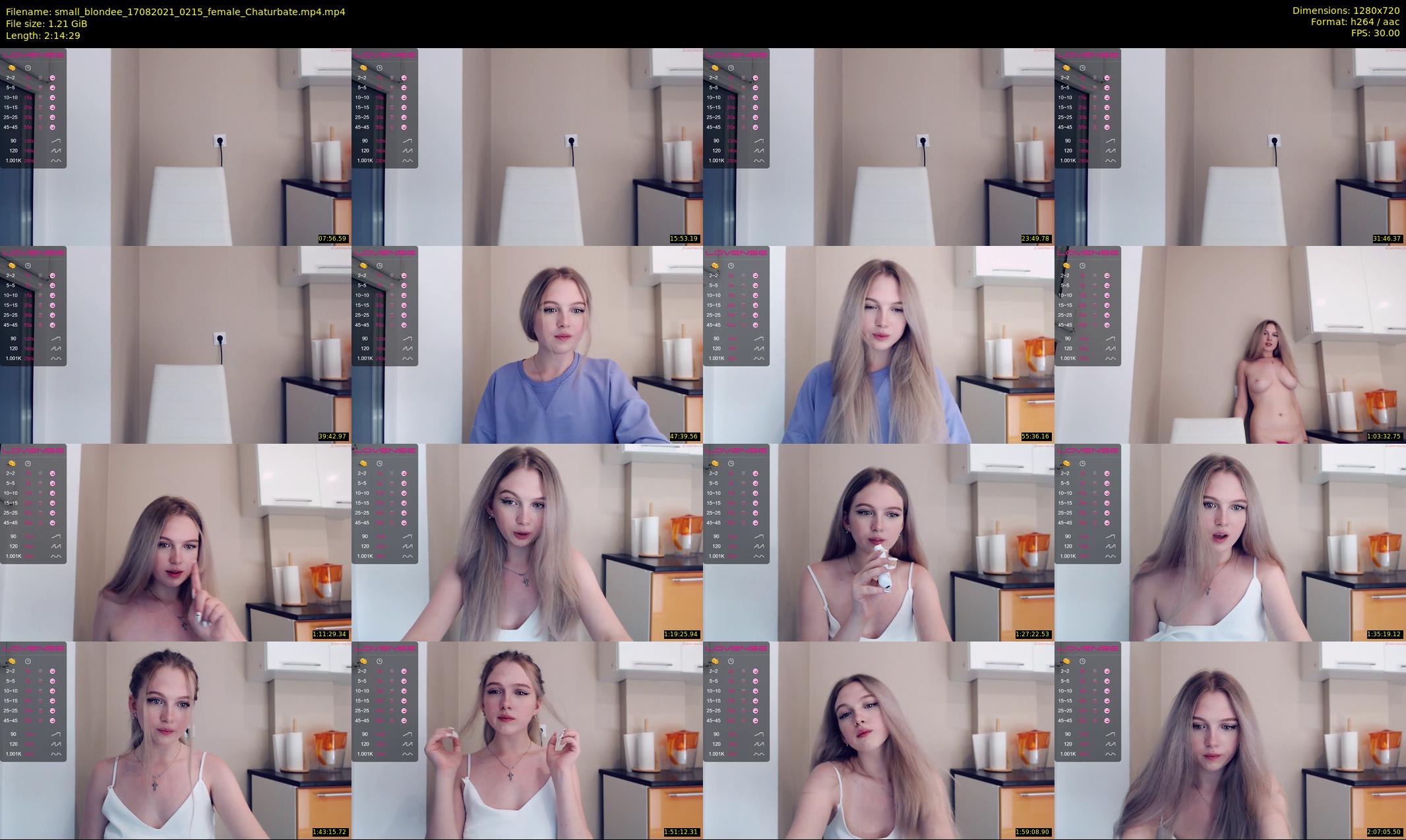 small_blondee — 135 minute Chaturbate female cam show recording, 720p, Aug 17, 2021