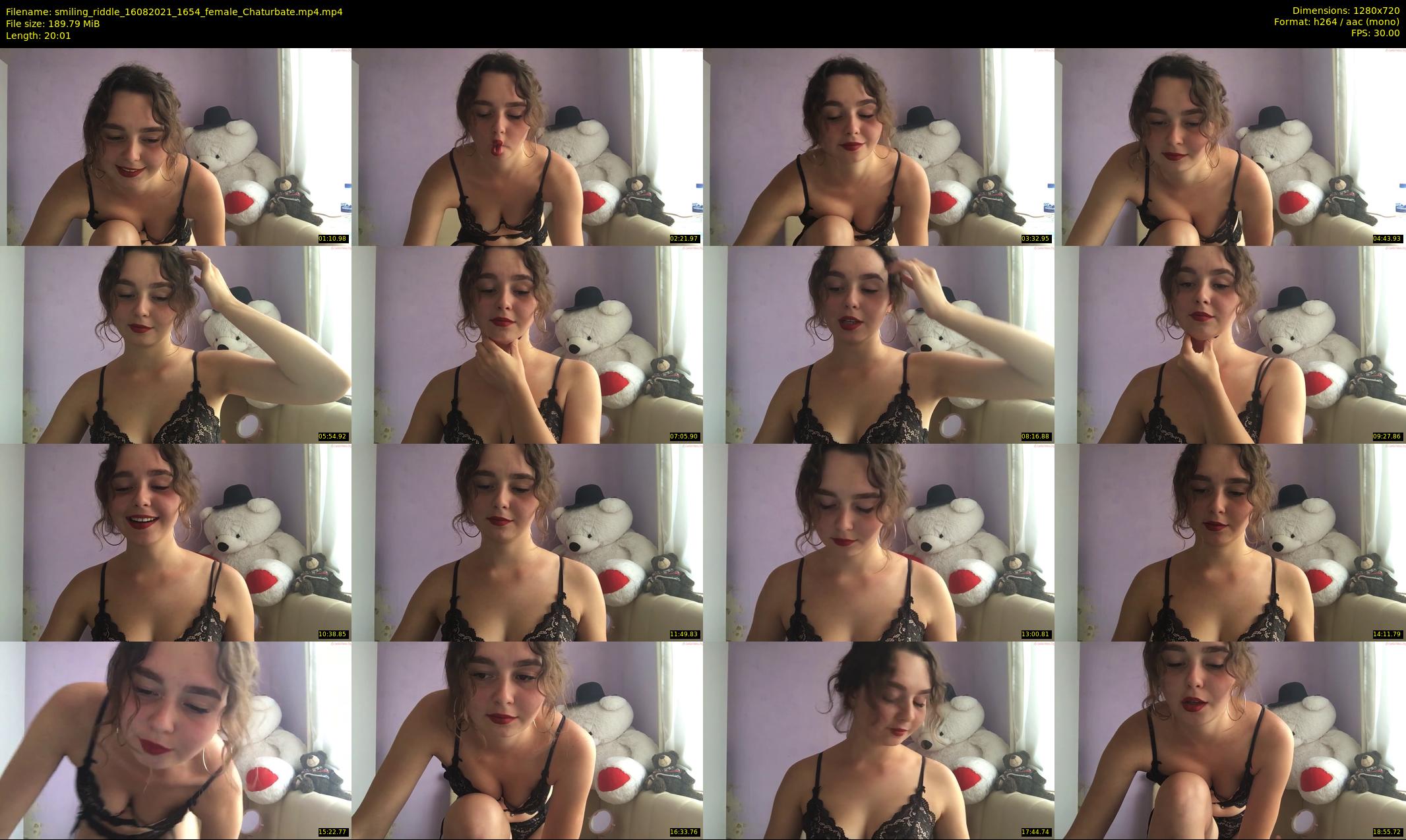 smiling_riddle — 21 minute Chaturbate female cam show recording, 720p, Aug 16, 2021