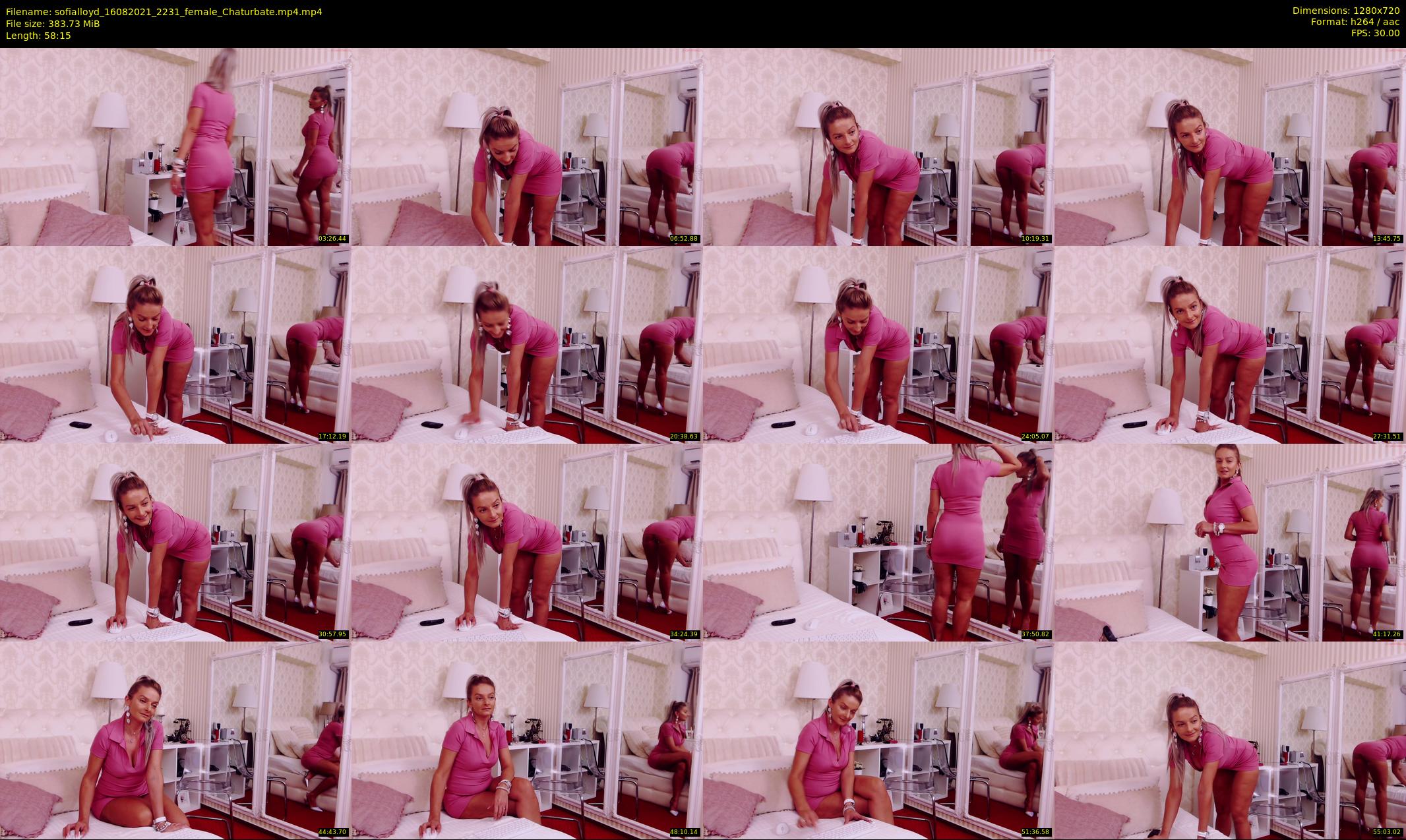 sofialloyd — 59 minute Chaturbate female cam show recording, 720p, Aug 16, 2021
