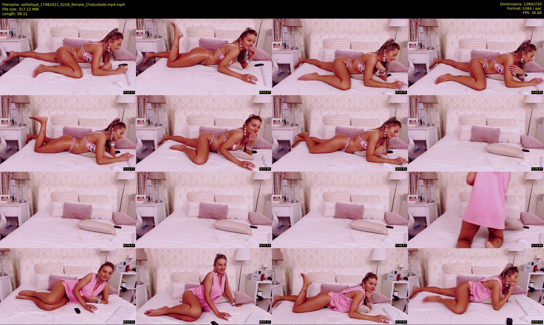 sofialloyd — 59 minute Chaturbate female cam show recording, 720p, Aug 17, 2021