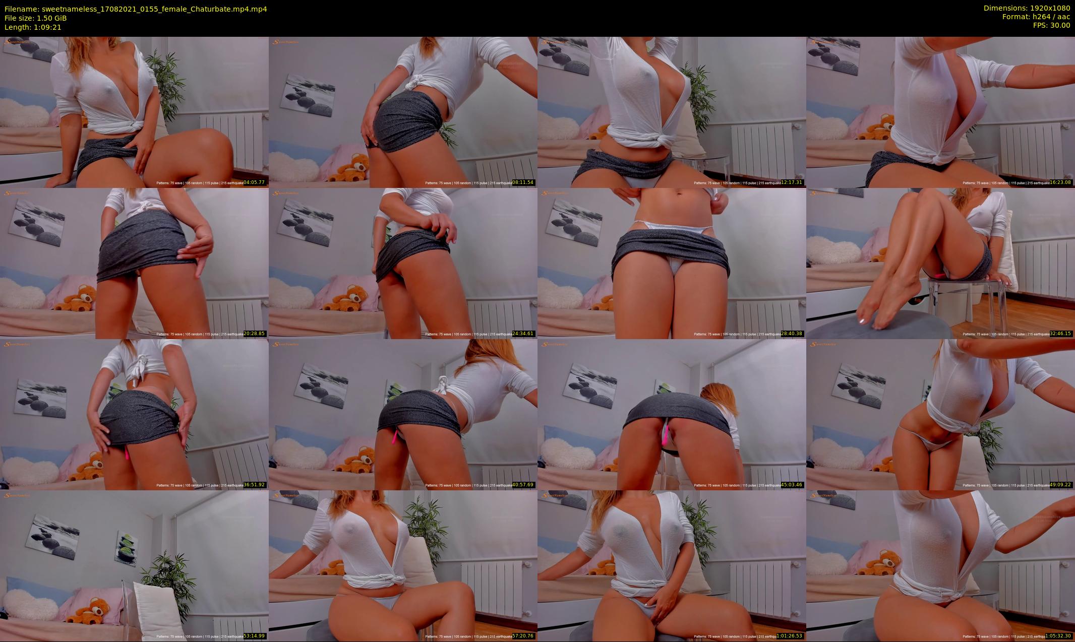sweetnameless — 70 minute Chaturbate couple cam show recording, 1080p, Aug 17, 2021