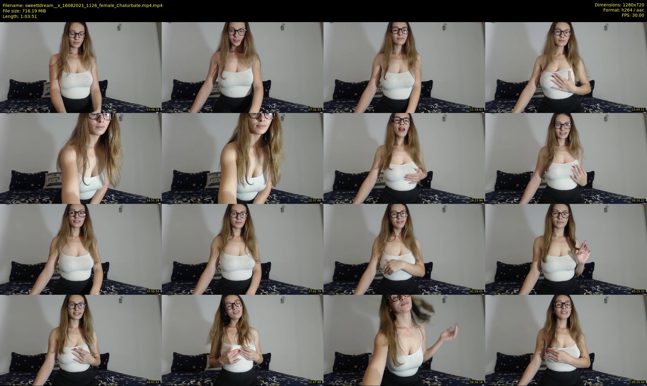 sweettdream__x — 64 minute Chaturbate female cam show recording, 720p, Aug 16, 2021