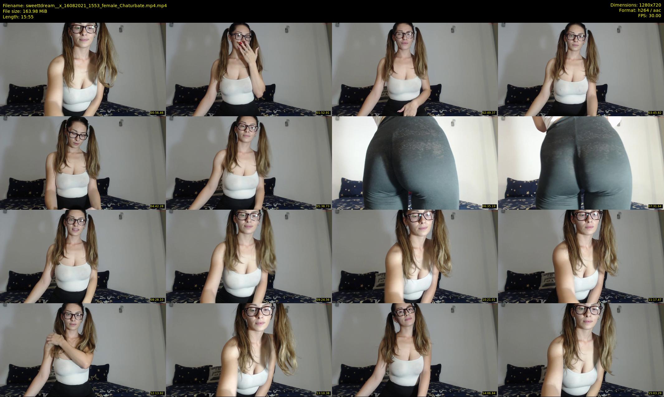 sweettdream__x — 16 minute Chaturbate female cam show recording, 720p, Aug 16, 2021