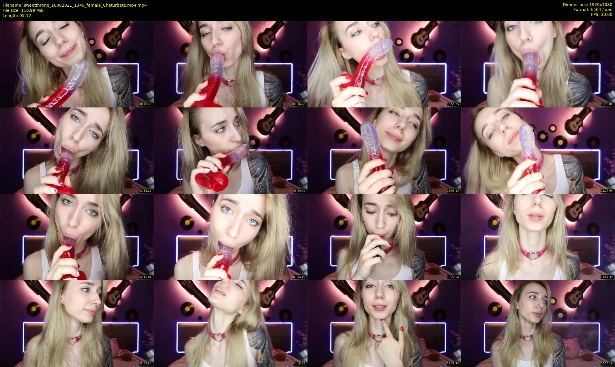 sweetthrone — 6 minute Chaturbate couple cam show recording, 1080p, Aug 16, 2021