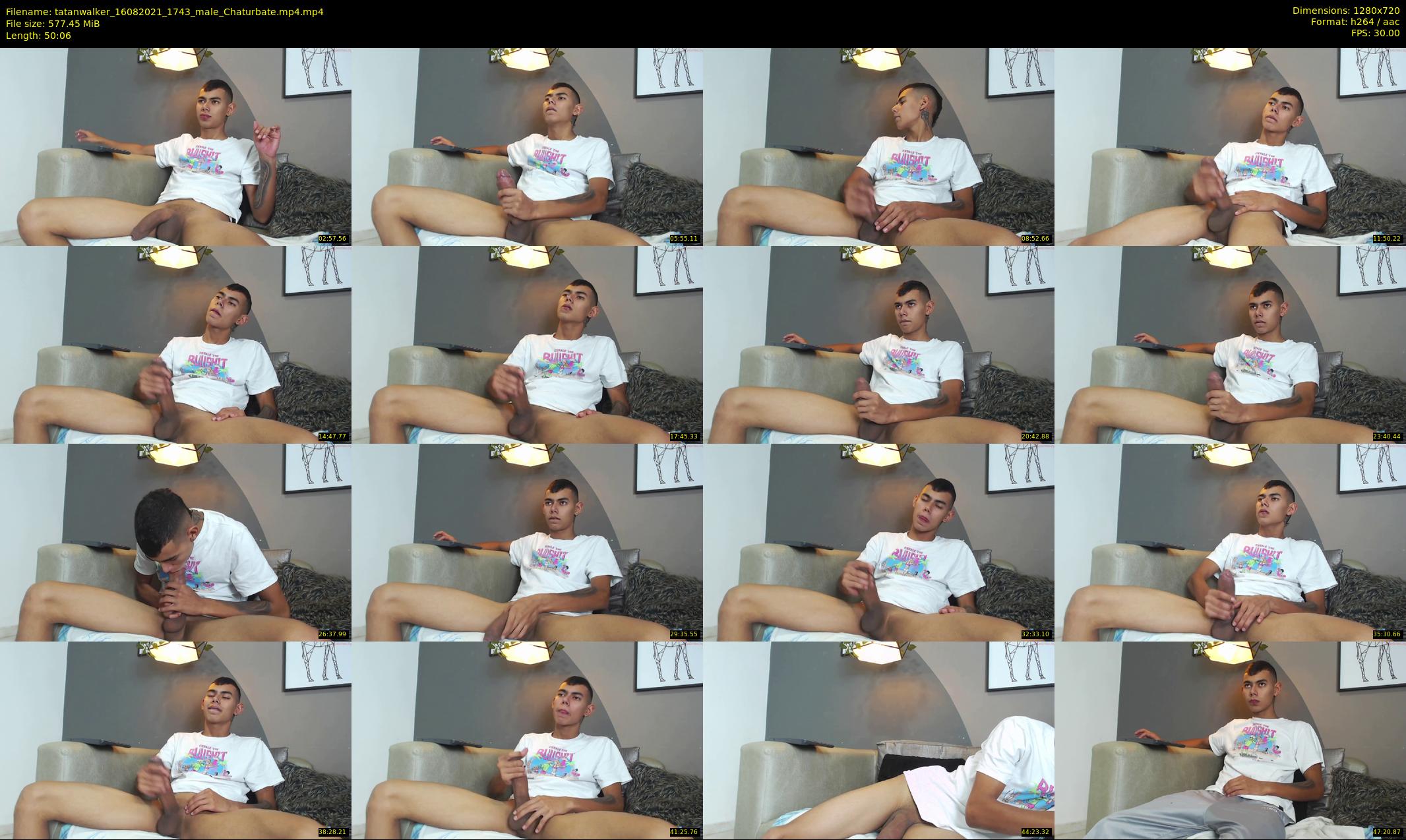 tatanwalker — 51 minute Chaturbate male cam show recording, 720p, Aug 16, 2021