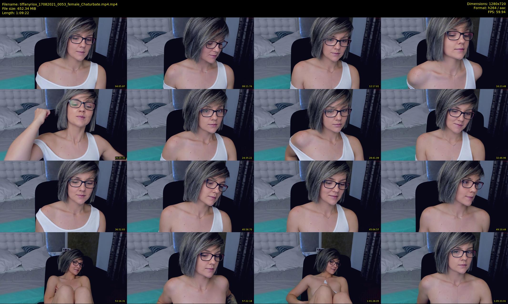 tiffanyriox — 70 minute Chaturbate female cam show recording, 720p, Aug 17, 2021
