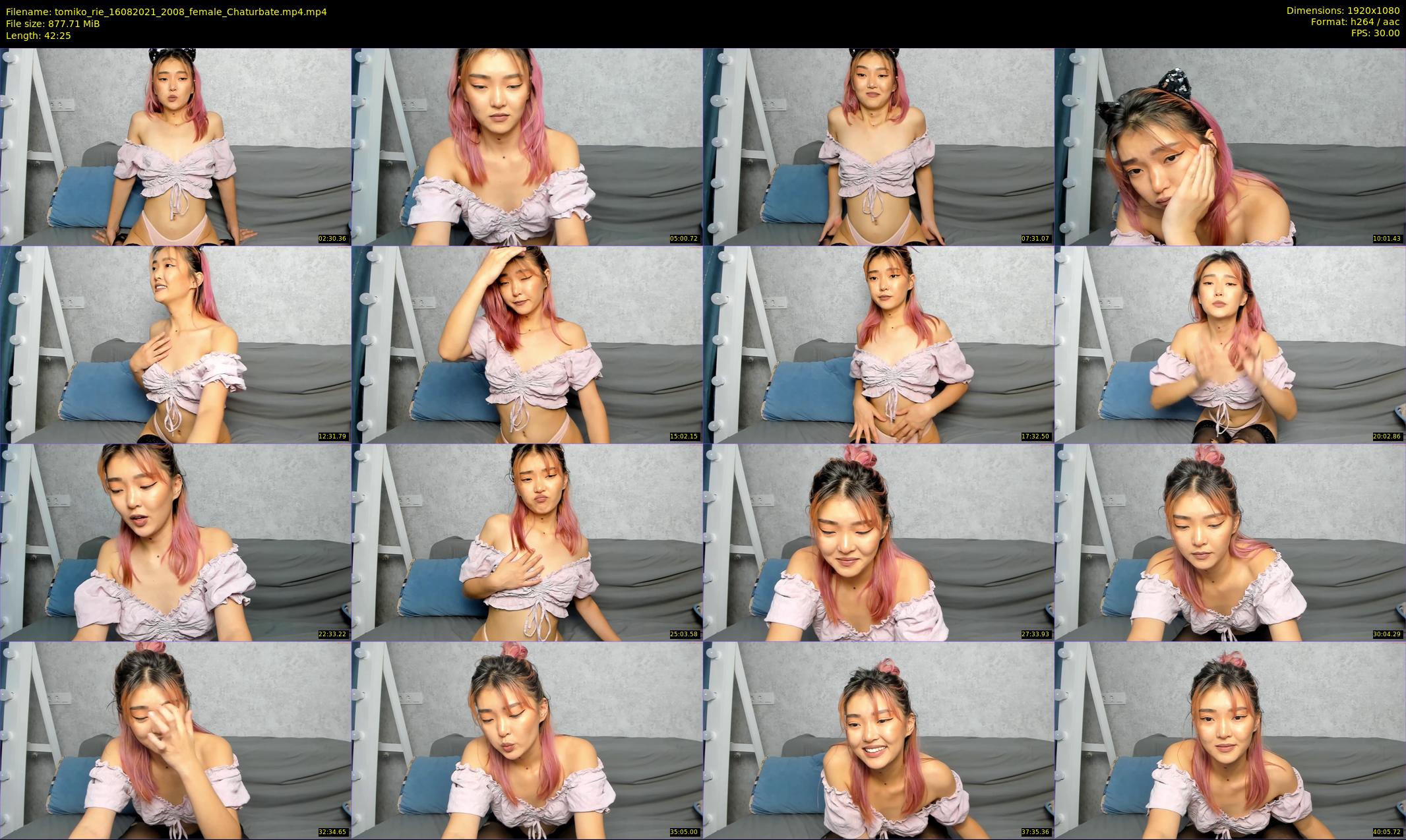 tomiko_rie — 43 minute Chaturbate female cam show recording, 1080p, Aug 16, 2021