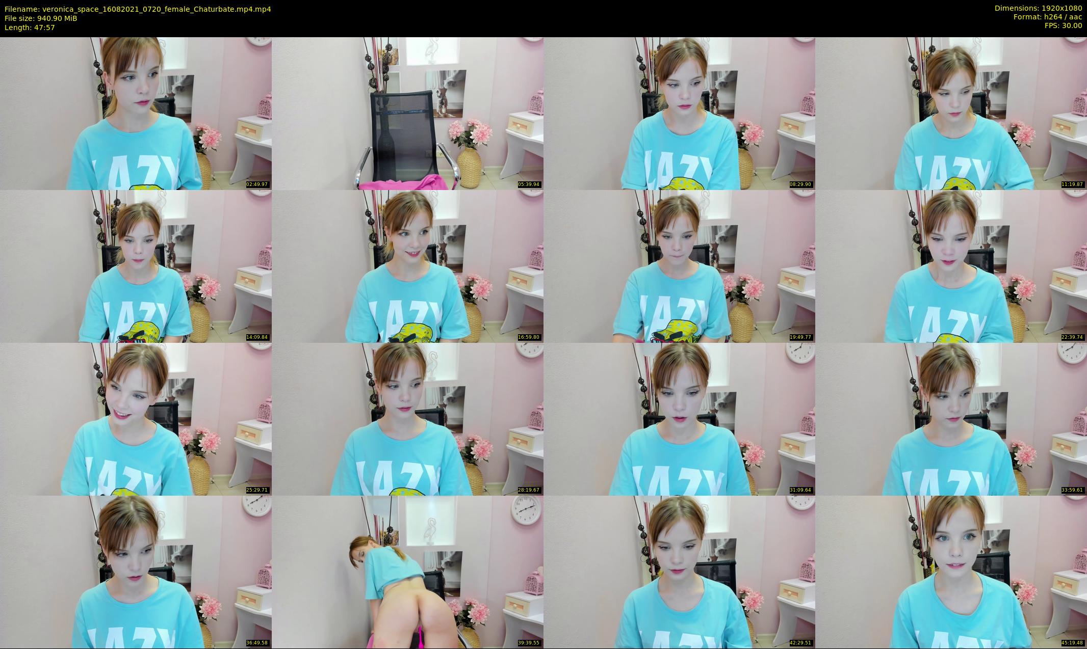 veronica_space — 48 minute Chaturbate female cam show recording, 1080p, Aug 16, 2021