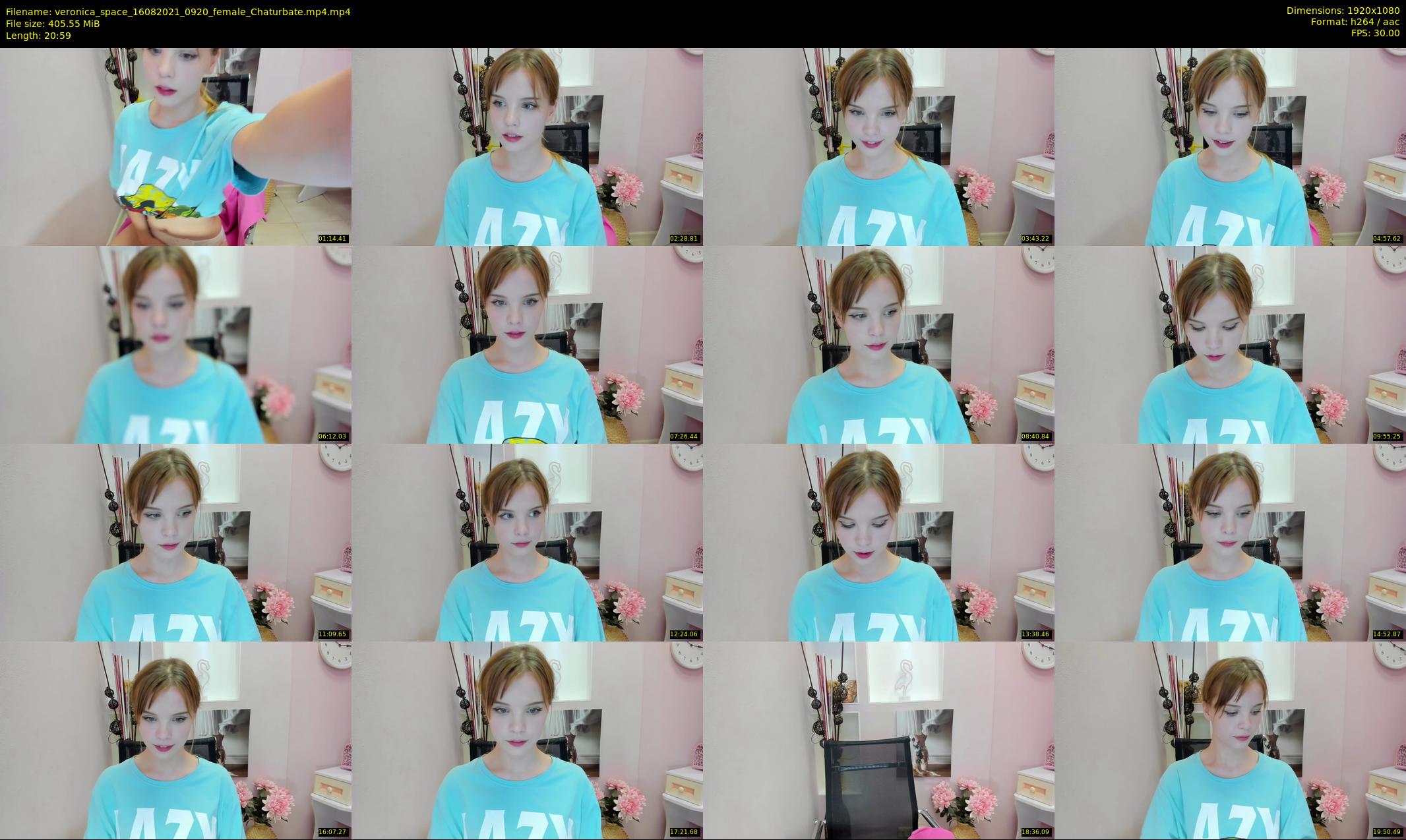 veronica_space — 21 minute Chaturbate female cam show recording, 1080p, Aug 16, 2021