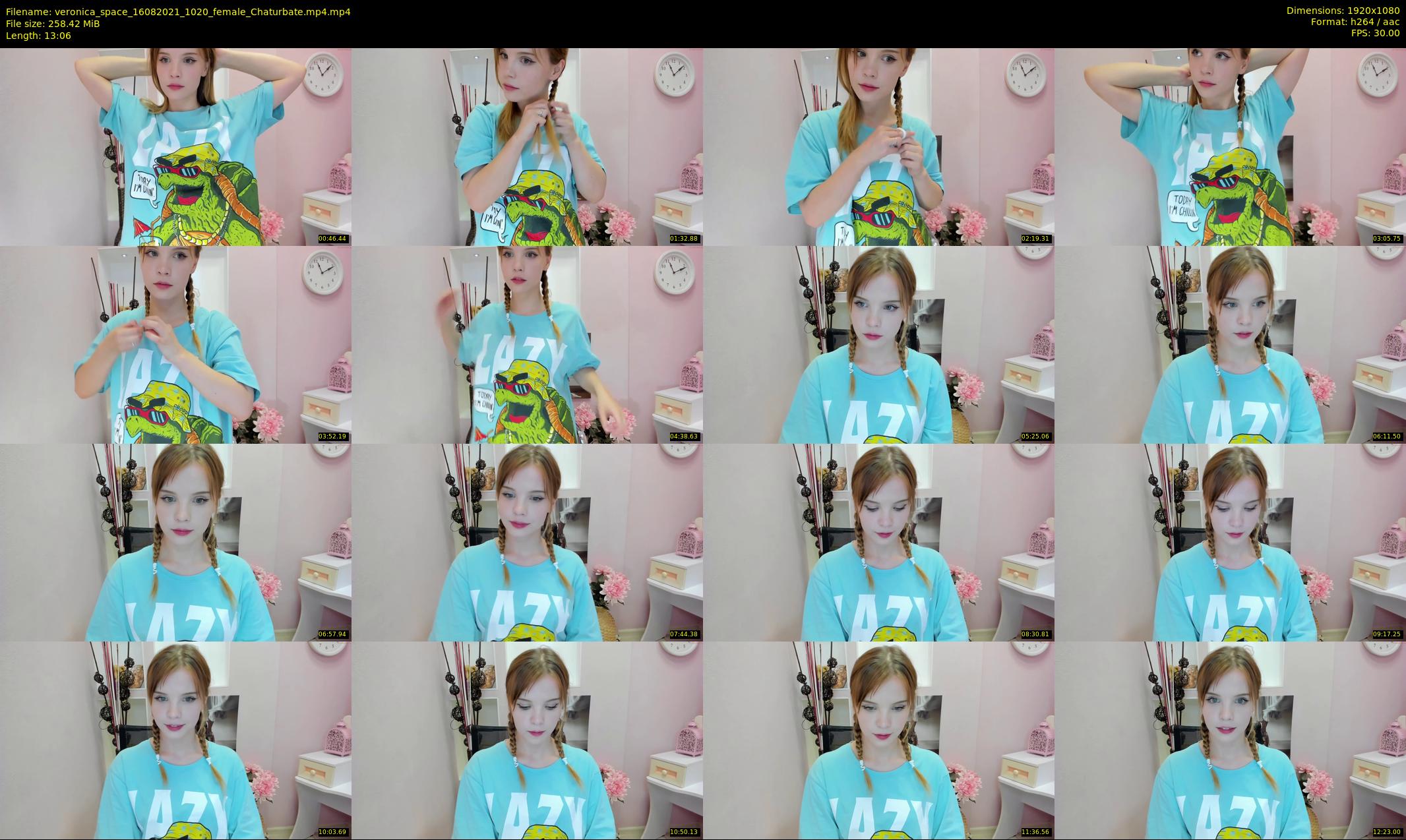 veronica_space — 14 minute Chaturbate female cam show recording, 1080p, Aug 16, 2021