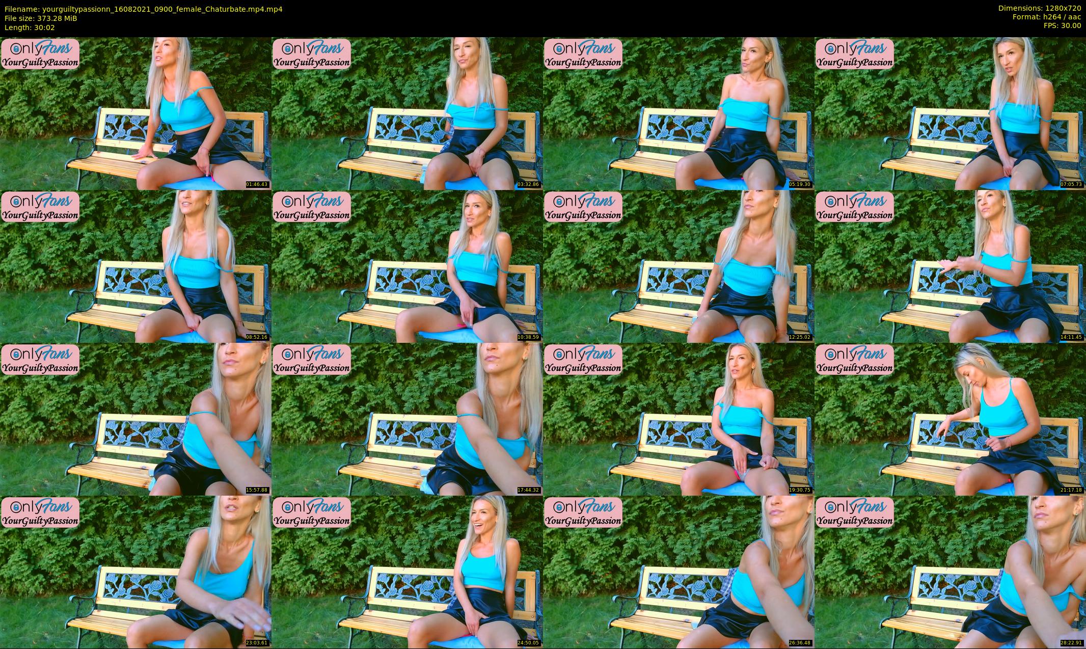 yourguiltypassionn — 31 minute Chaturbate female cam show recording, 720p, Aug 16, 2021