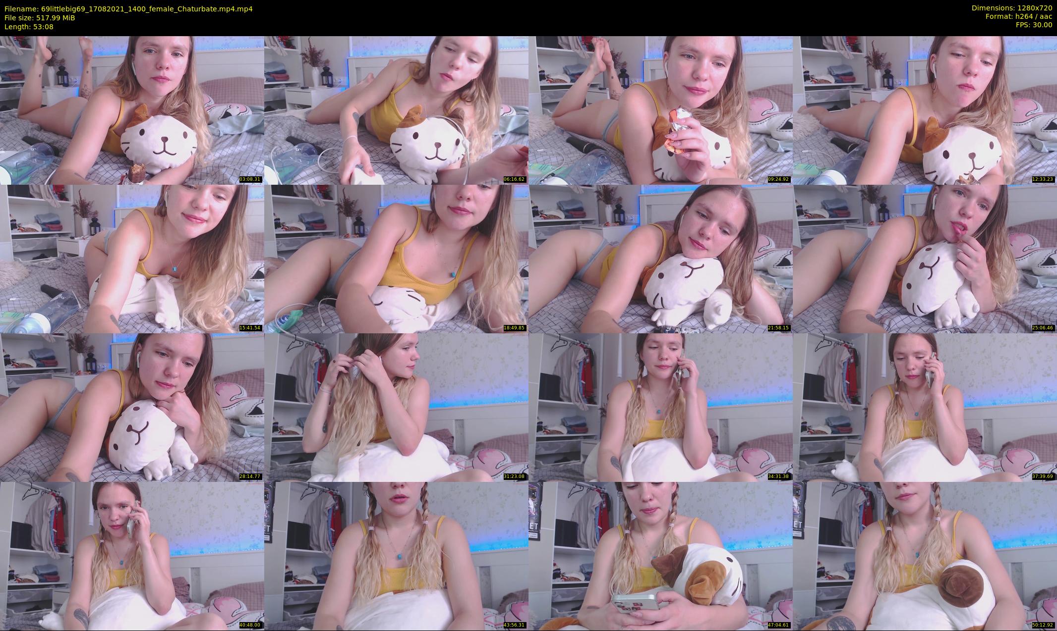 69littlebig69 — 54 minute Chaturbate couple cam show recording, 720p, Aug 17, 2021