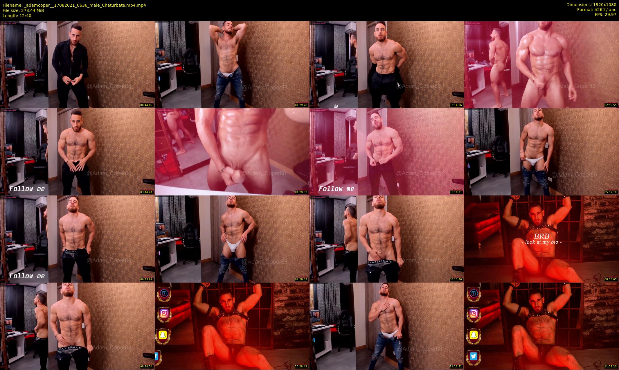 _adamcoper_ — 13 minute Chaturbate male cam show recording, 1080p, Aug 17, 2021
