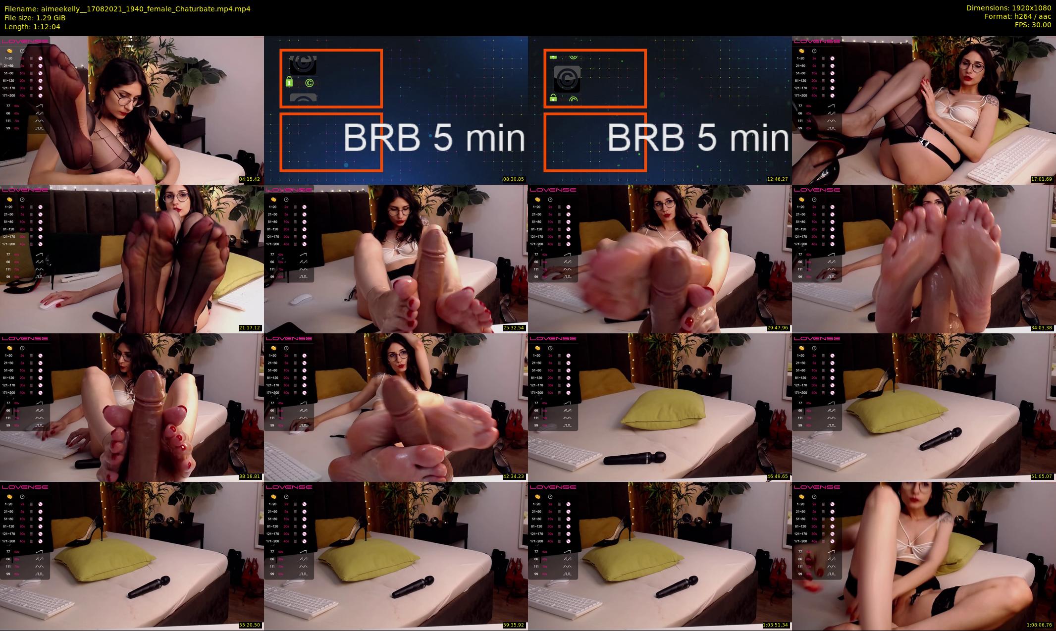 aimeekelly_ — 73 minute Chaturbate female cam show recording, 1080p, Aug 17, 2021