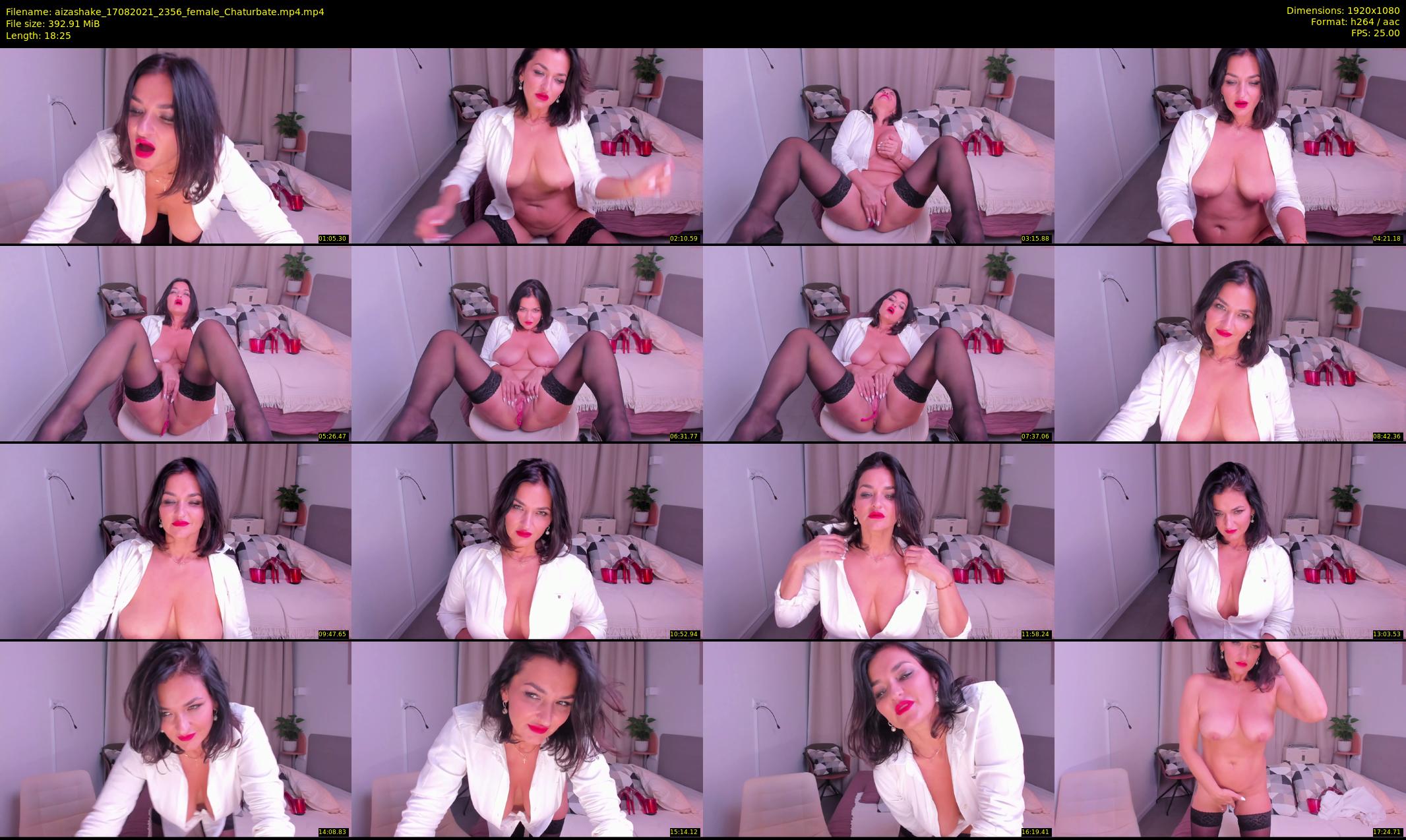 aizashake — 19 minute Chaturbate female cam show recording, 1080p, Aug 17, 2021