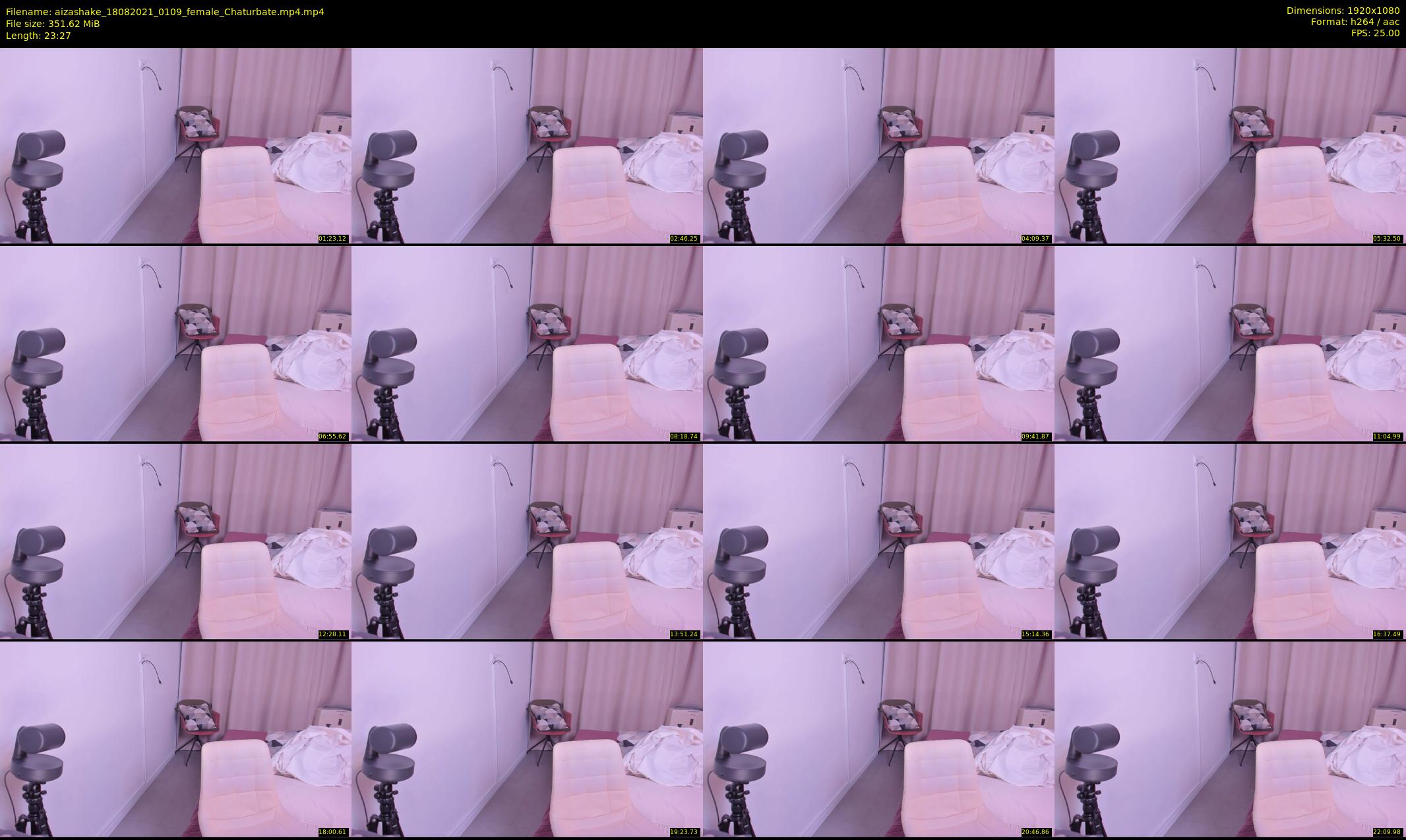 aizashake — 24 minute Chaturbate female cam show recording, 1080p, Aug 18, 2021