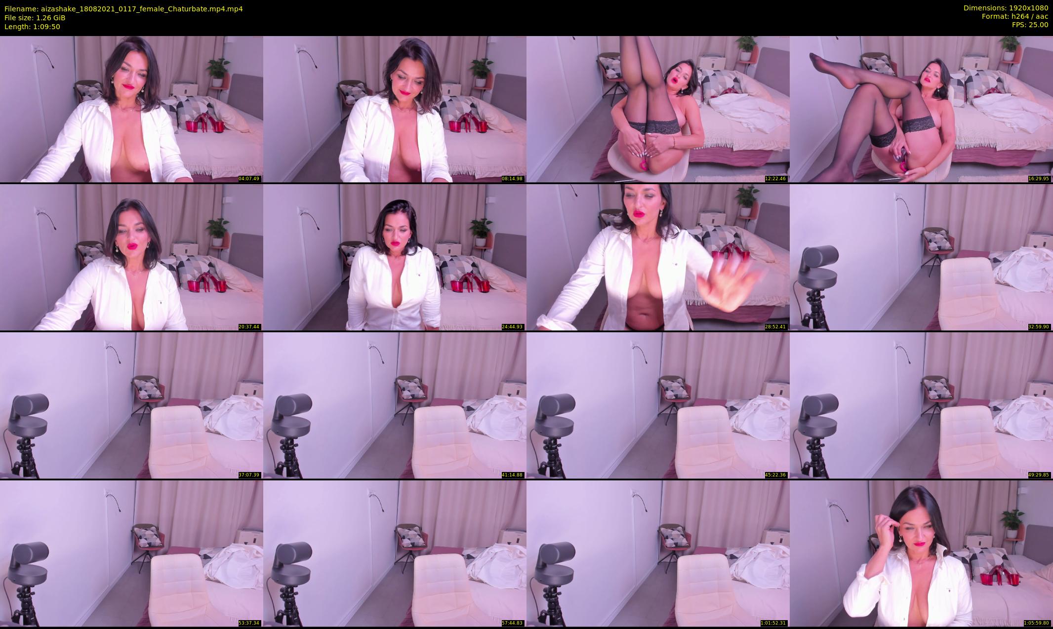 aizashake — 70 minute Chaturbate female cam show recording, 1080p, Aug 18, 2021