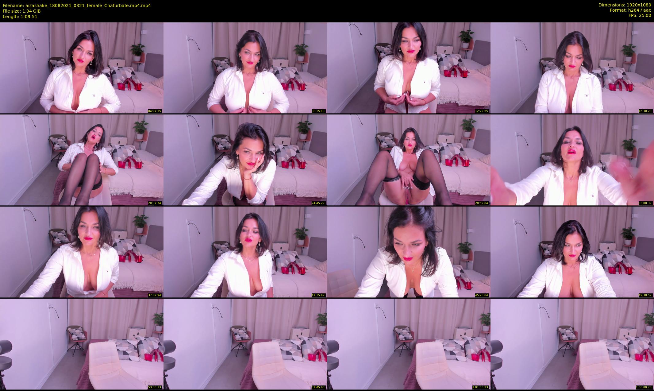 aizashake — 70 minute Chaturbate female cam show recording, 1080p, Aug 18, 2021