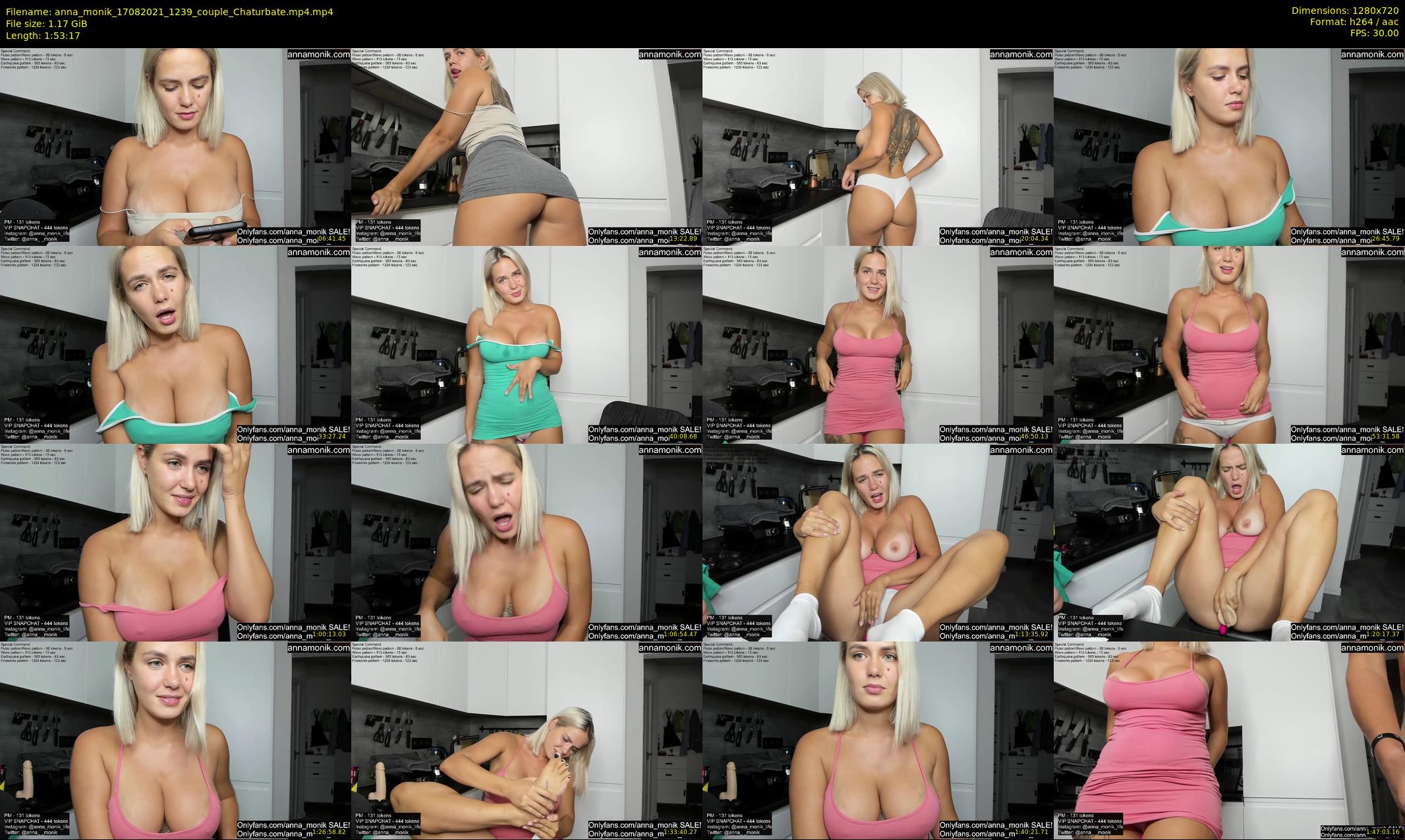 anna_monik — 114 minute Chaturbate couple cam show recording, 720p, Aug 17, 2021