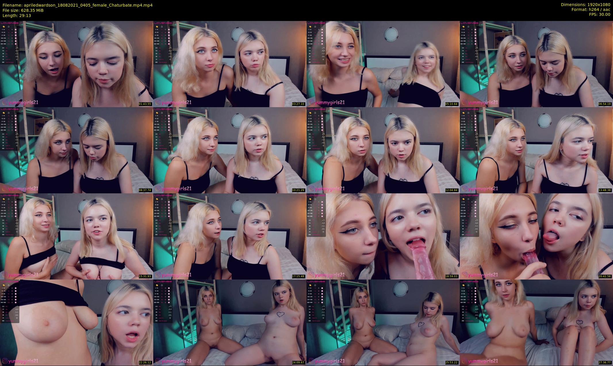 apriledwardson — 30 minute Chaturbate couple cam show recording, 1080p, Aug 18, 2021