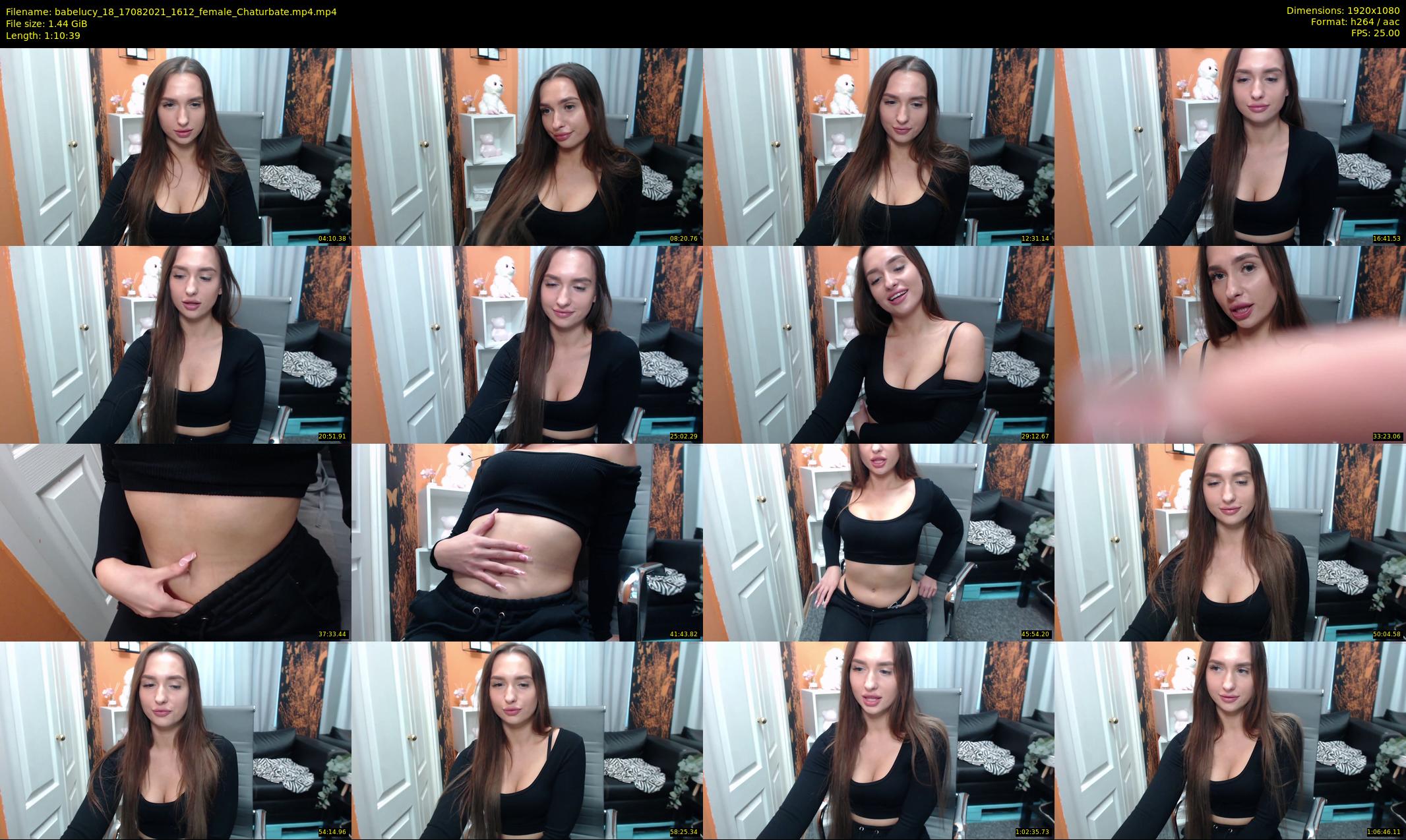 babelucy_18 — 71 minute Chaturbate female cam show recording, 1080p, Aug 17, 2021