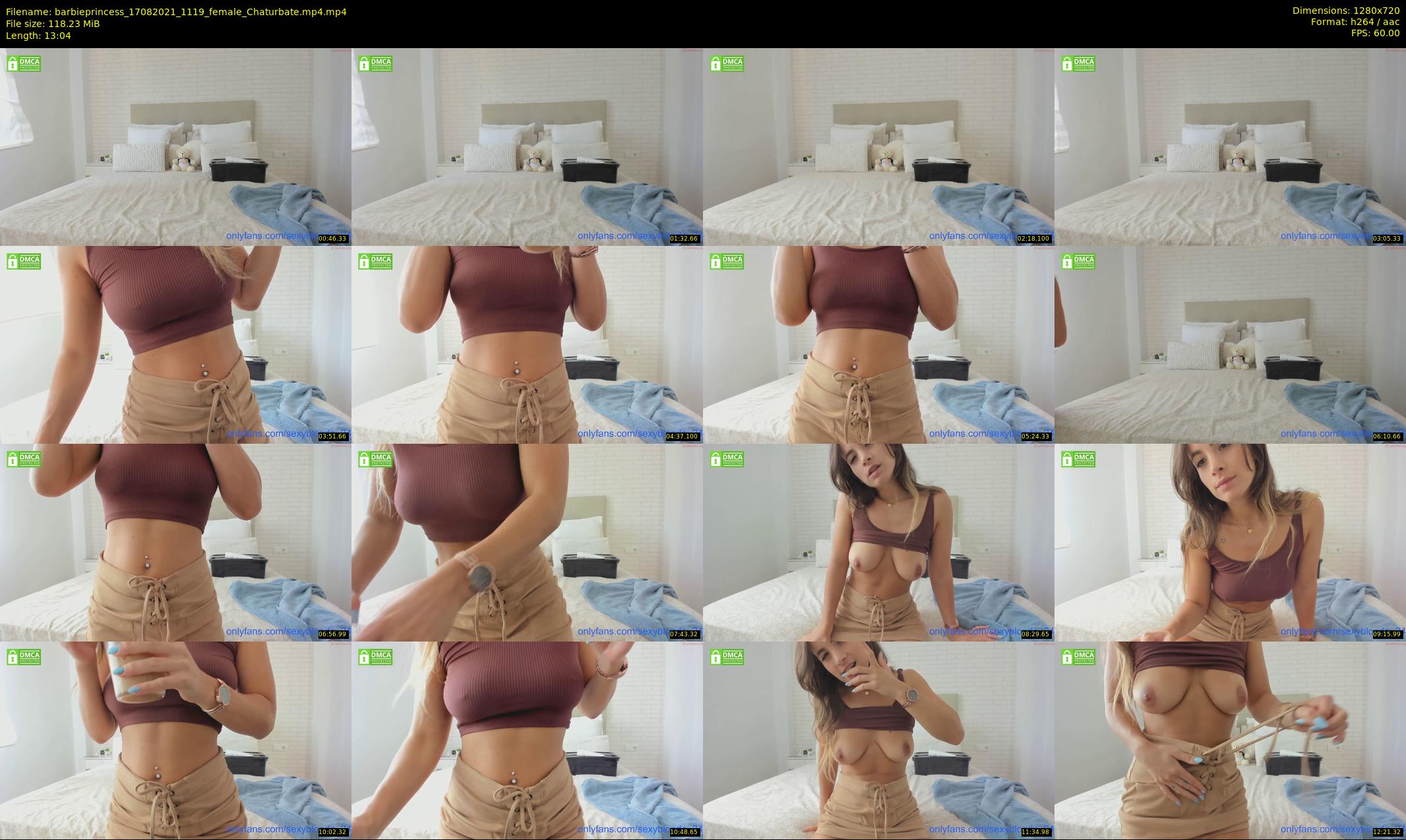 barbieprincess — 14 minute Chaturbate female cam show recording, 720p, Aug 17, 2021