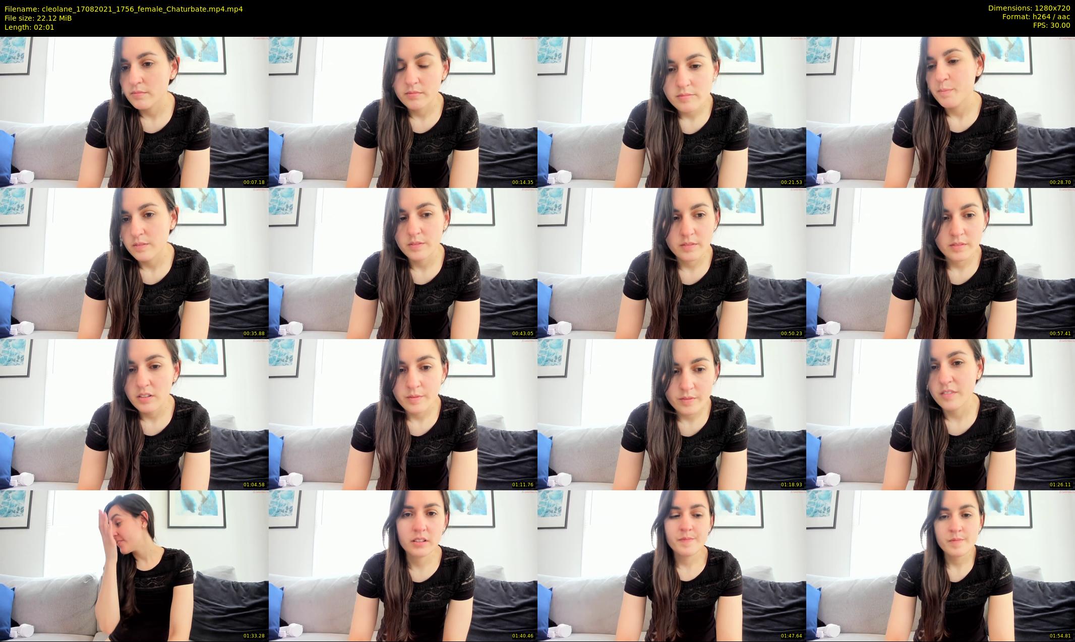 cleolane — 3 minute Chaturbate female cam show recording, 720p, Aug 17, 2021
