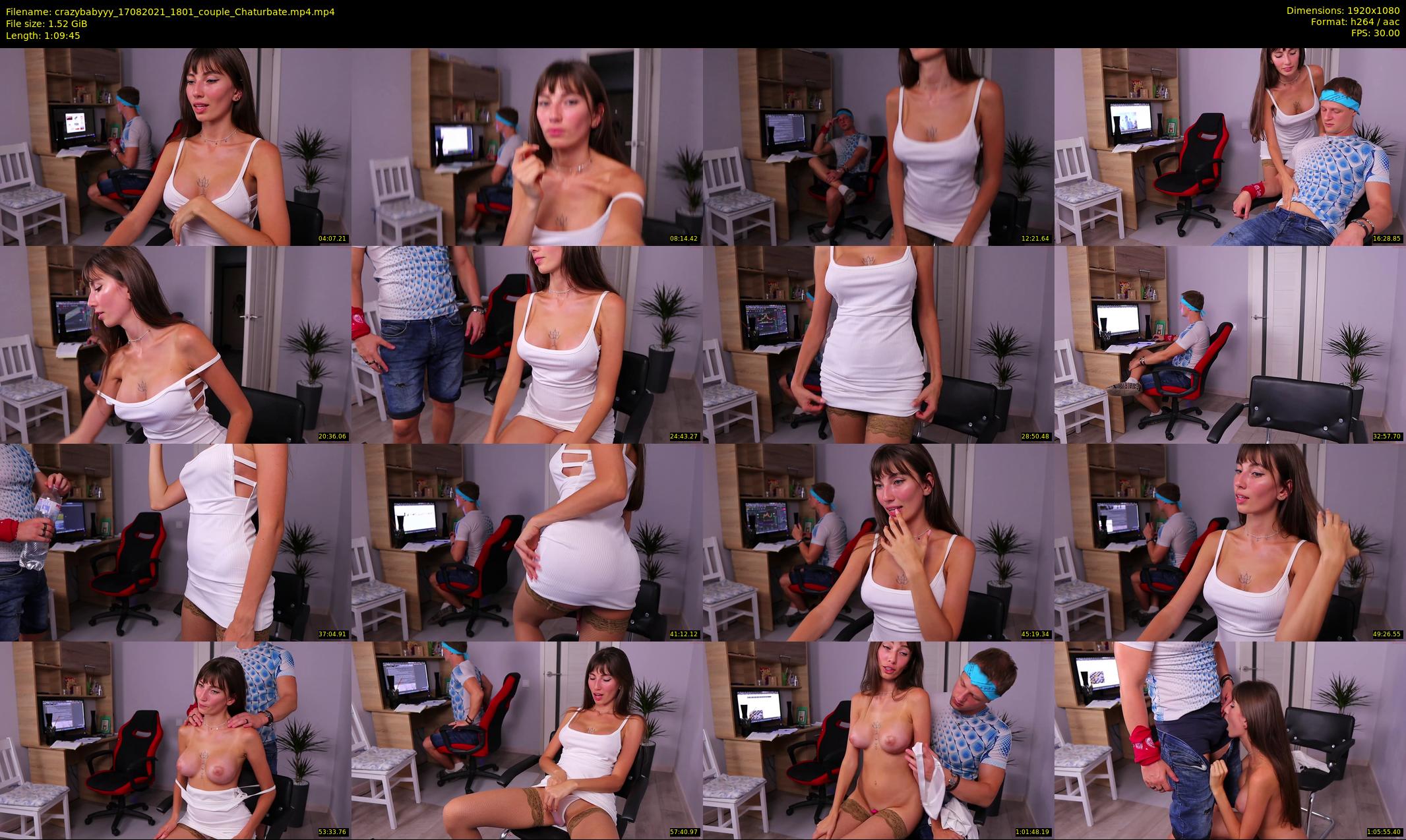 crazybabyyy — 70 minute Chaturbate couple cam show recording, 1080p, Aug 17, 2021
