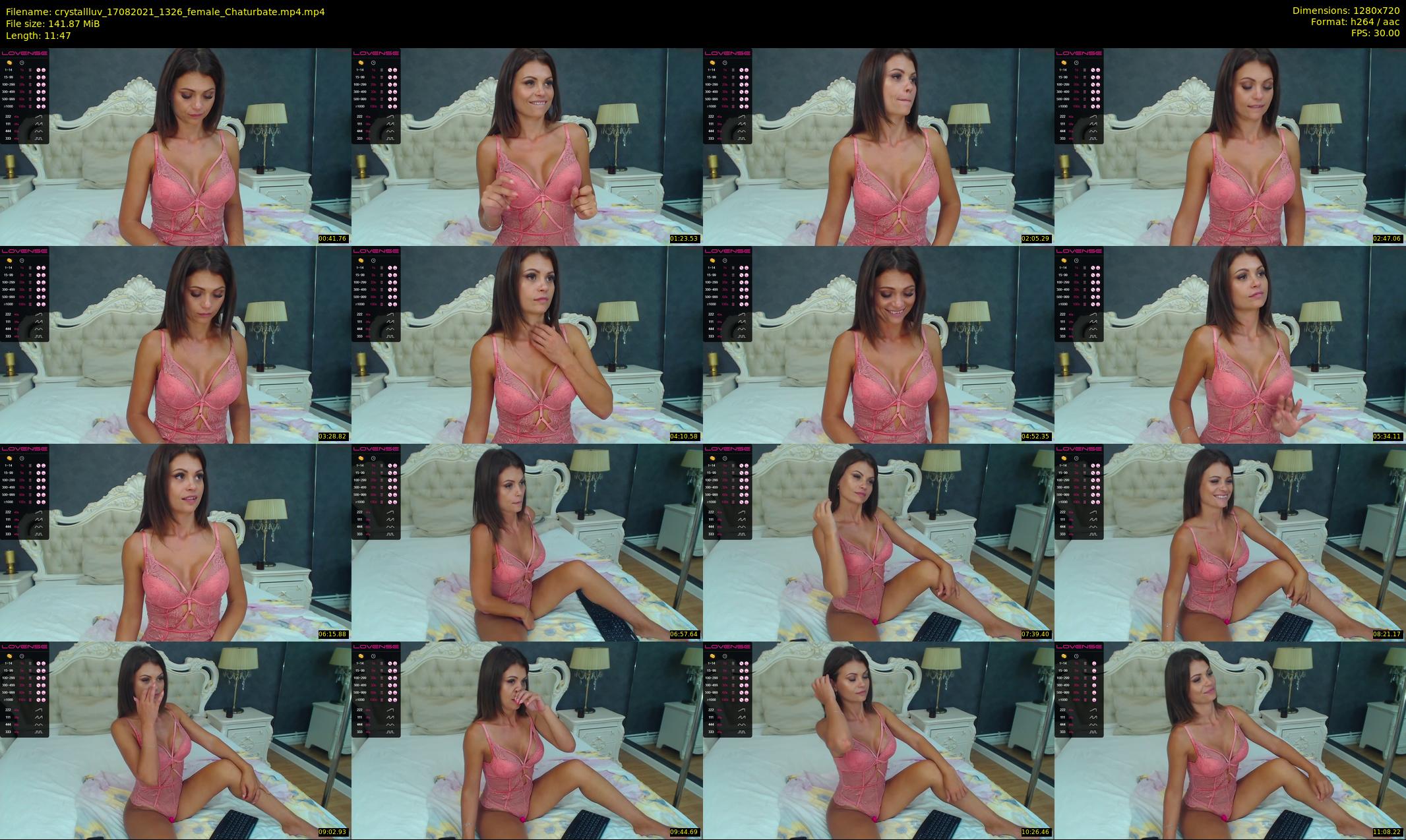 crystallluv — 12 minute Chaturbate female cam show recording, 720p, Aug 17, 2021