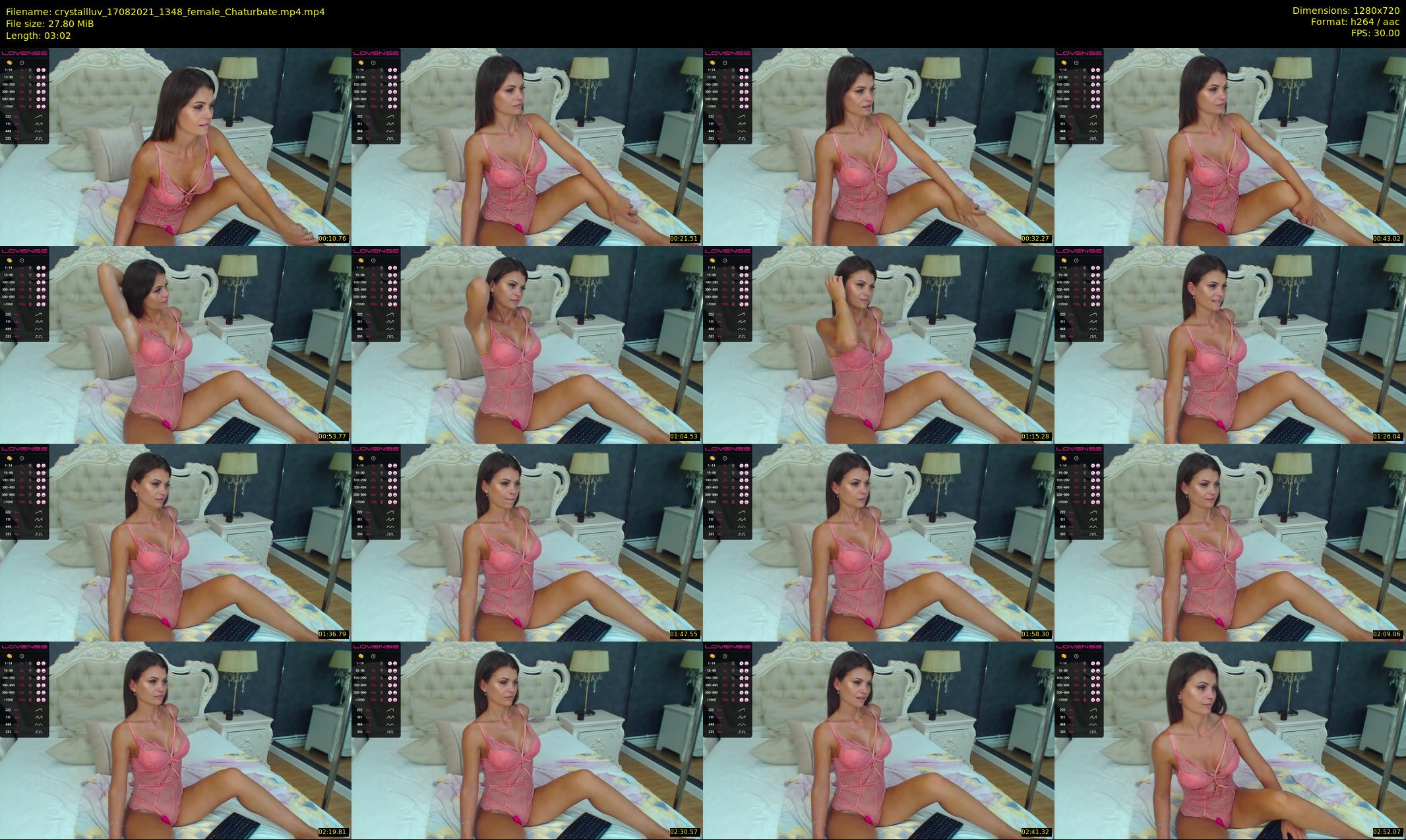 crystallluv — 4 minute Chaturbate female cam show recording, 720p, Aug 17, 2021