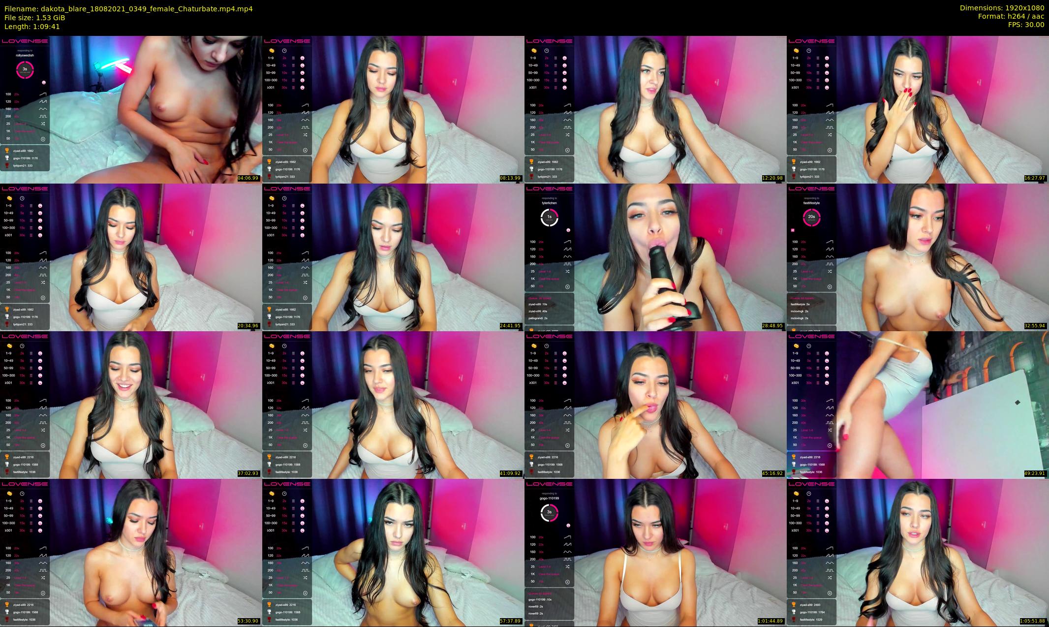 dakota_blare — 70 minute Chaturbate female cam show recording, 1080p, Aug 18, 2021