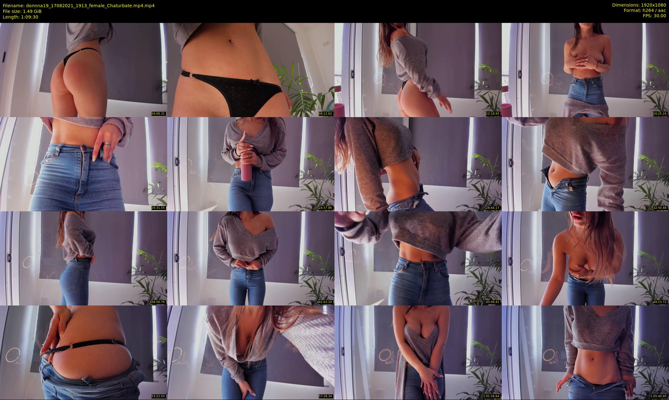 donnna19 — 70 minute Chaturbate female cam show recording, 1080p, Aug 17, 2021