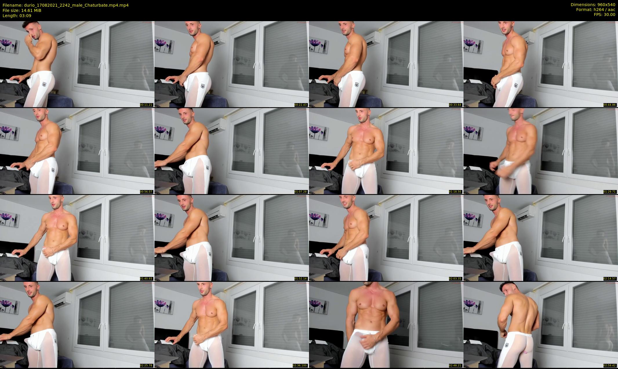 durio — 4 minute Chaturbate male cam show recording, 480p, Aug 17, 2021