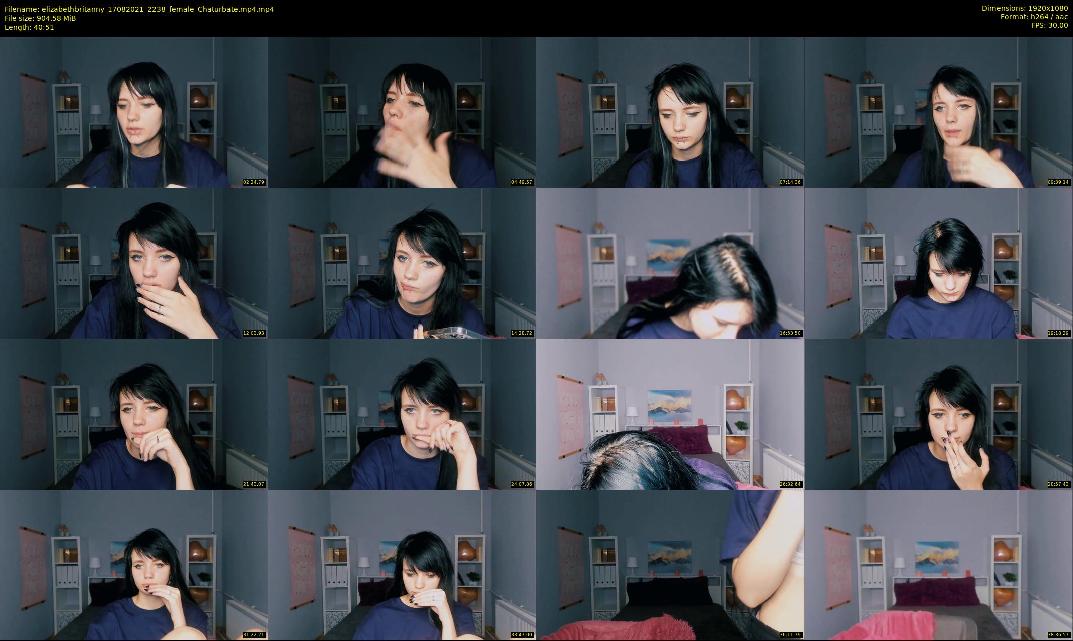 elizabethbritanny — 41 minute Chaturbate female cam show recording, 1080p, Aug 17, 2021